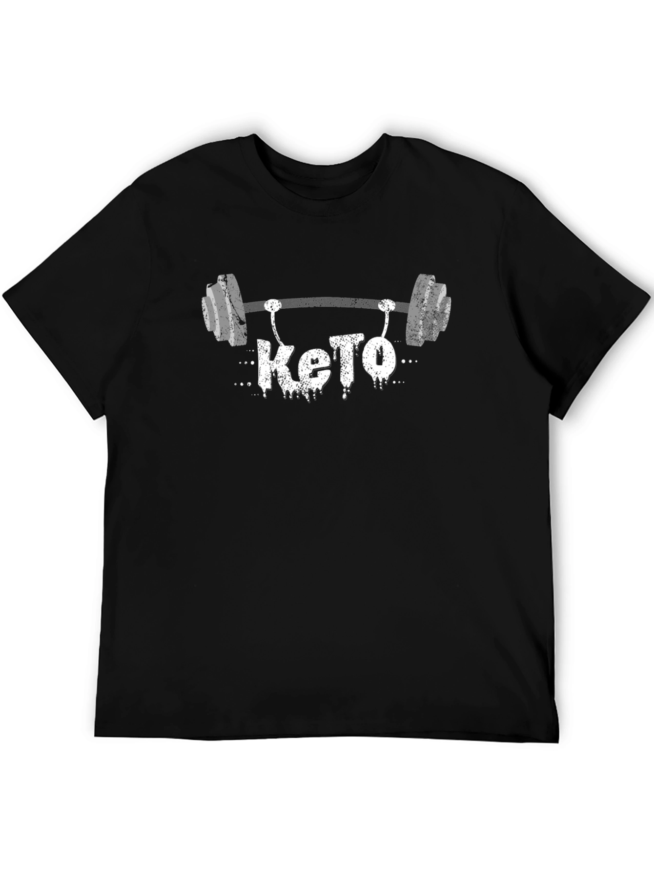Keto Gym T-Shirt - Black Graphic Tee
