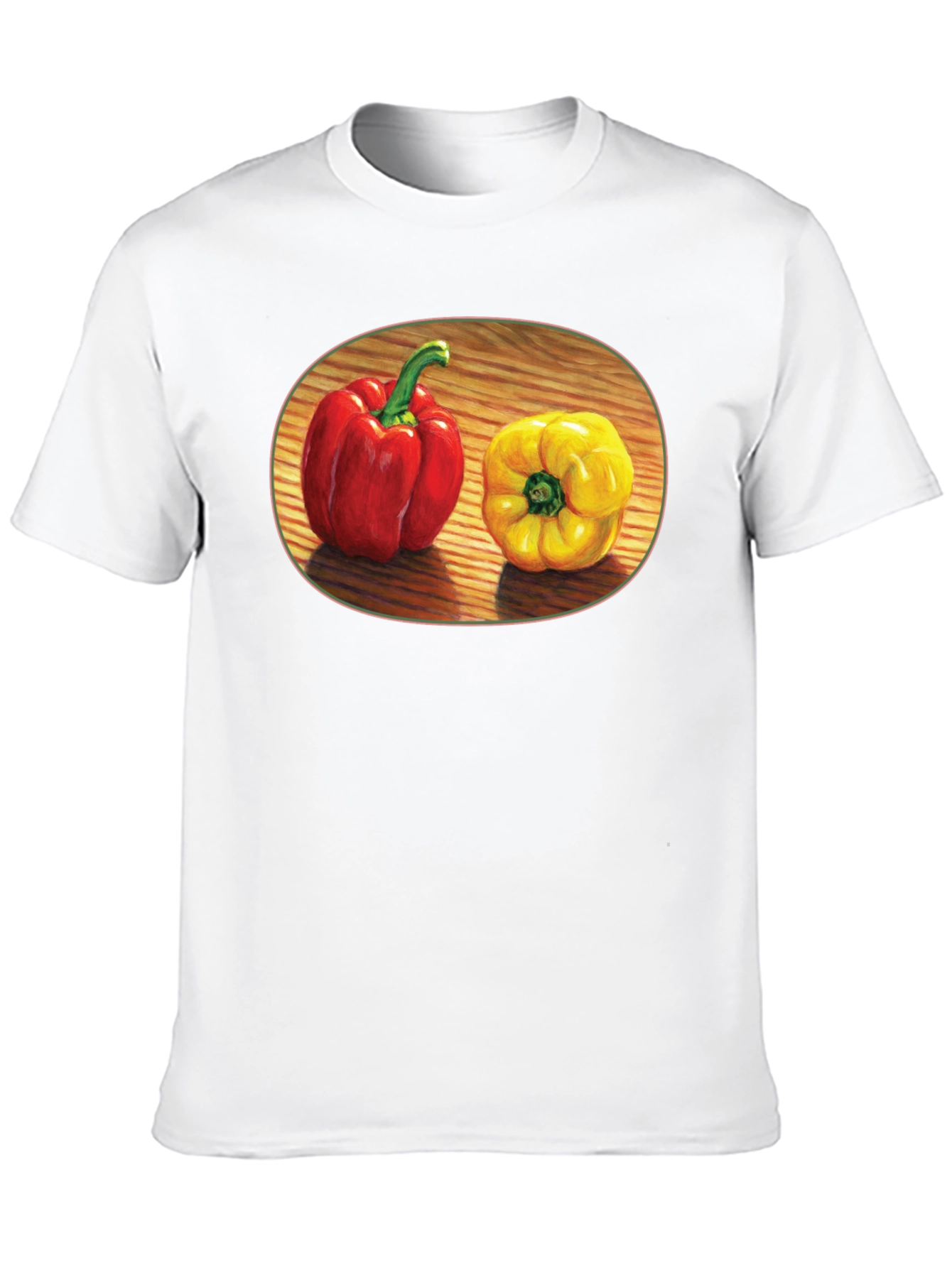 Red & Yellow Pepper Graphic Tee