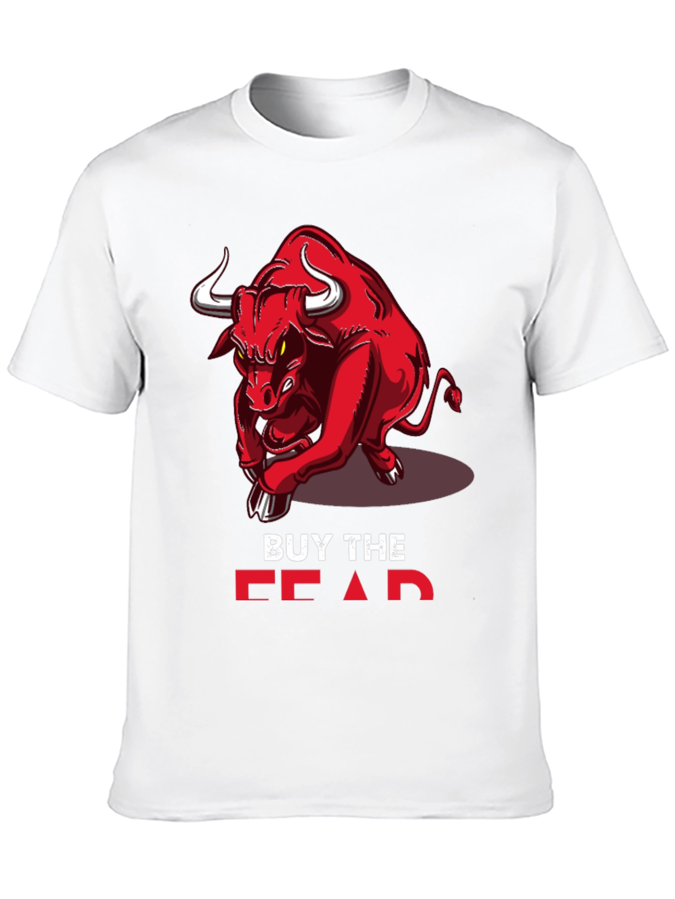 Buy the Fear Red Bull Black T-Shirt