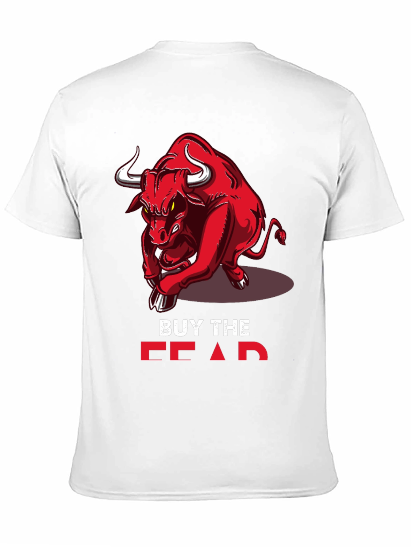Buy the Fear Red Bull Black T-Shirt