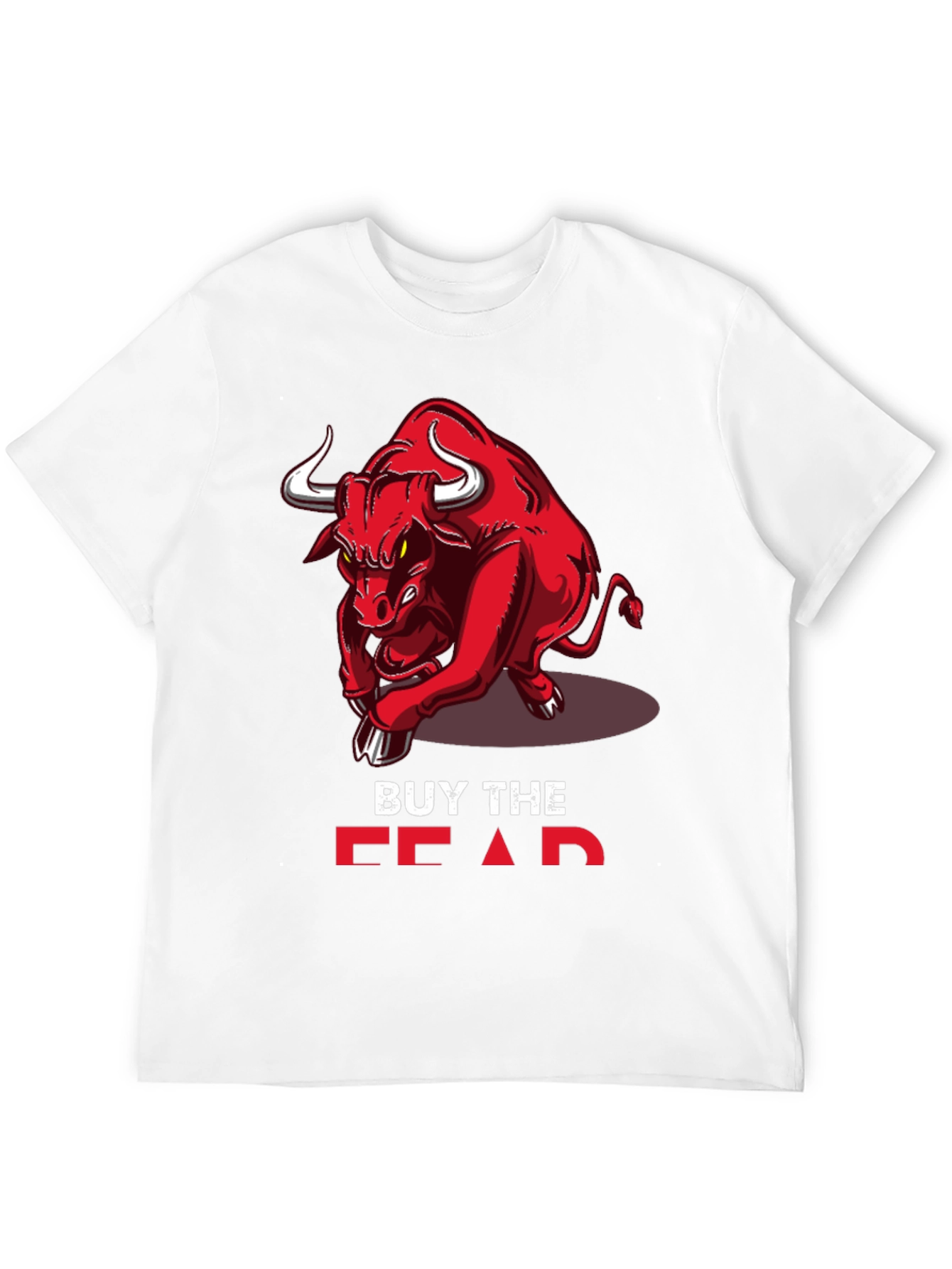 Buy the Fear Red Bull Black T-Shirt
