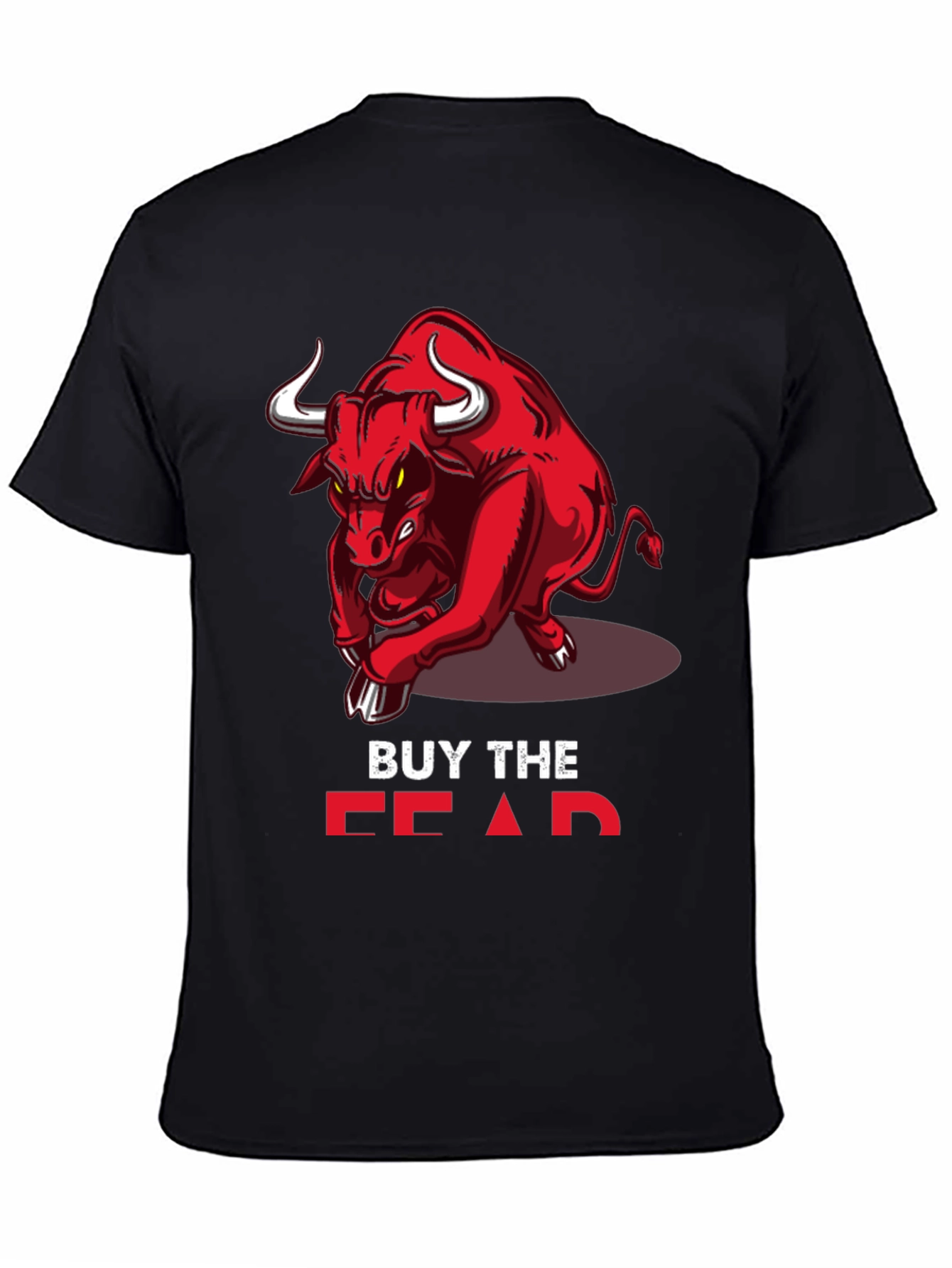 Buy the Fear Red Bull Black T-Shirt