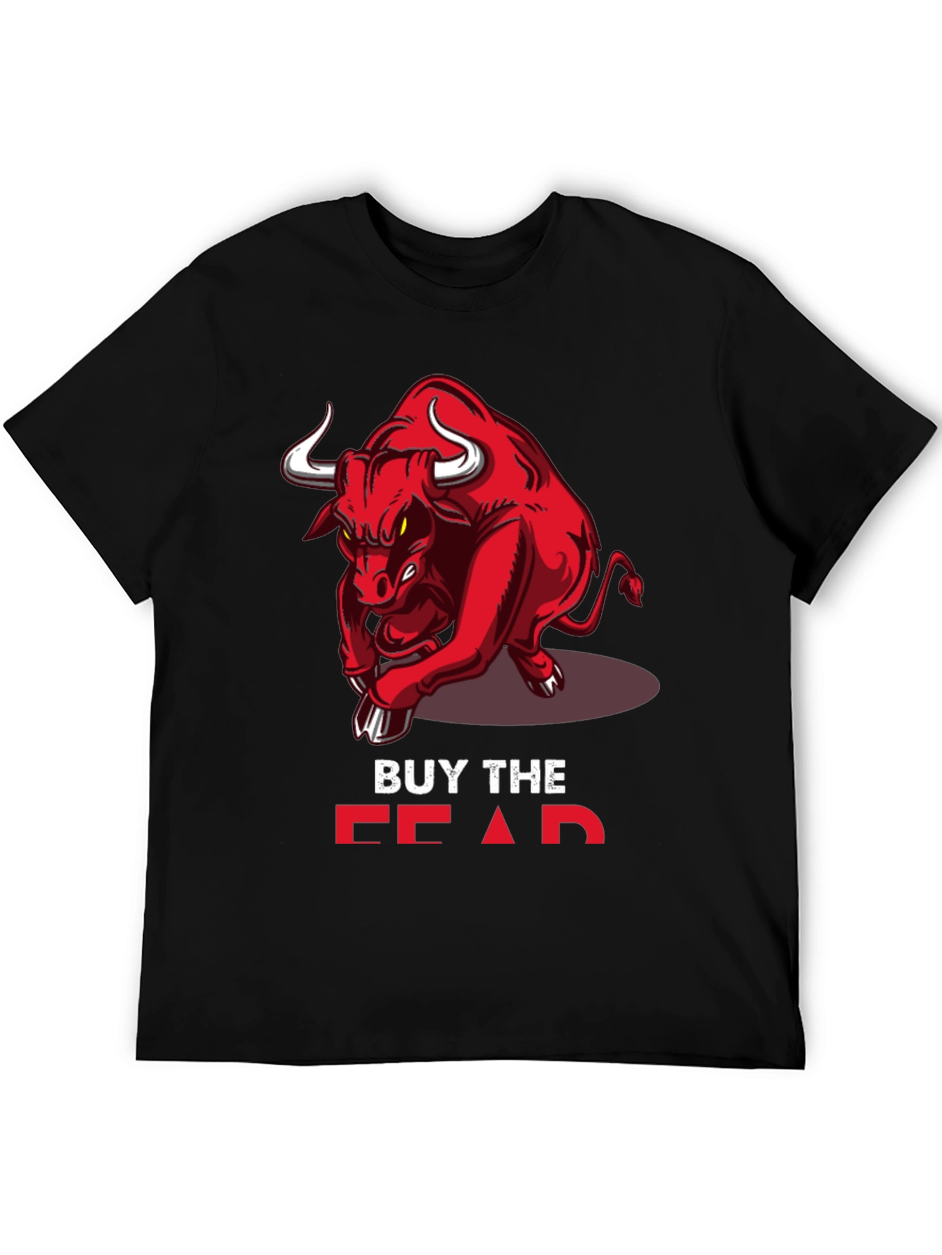 Buy the Fear Red Bull Black T-Shirt