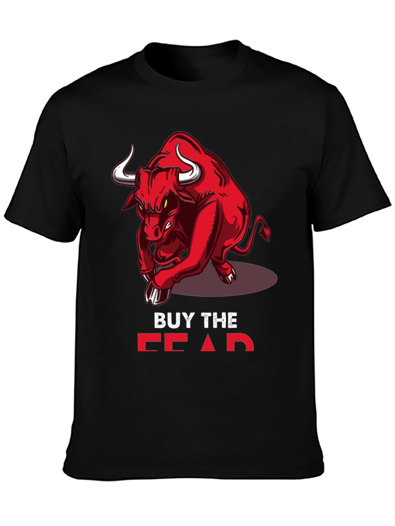 Buy the Fear Red Bull Black T-Shirt