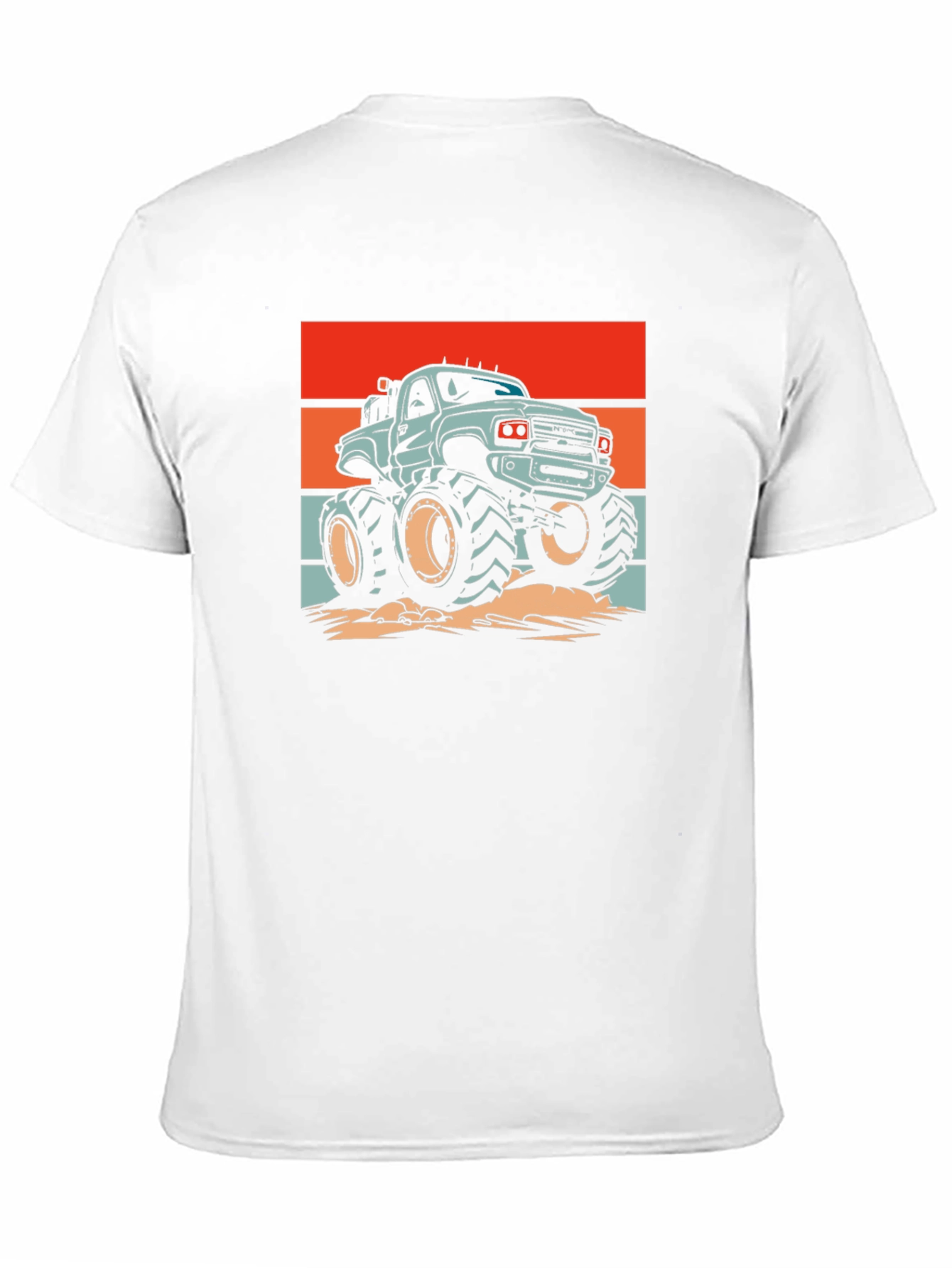 Monster Truck Graphic Tee - Retro Style