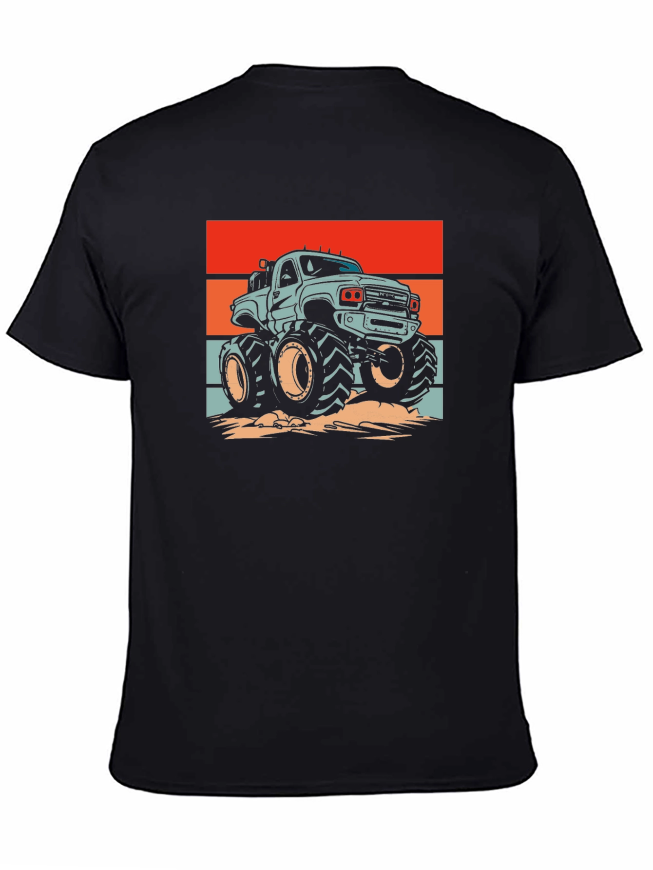 Monster Truck Graphic Tee - Retro Style