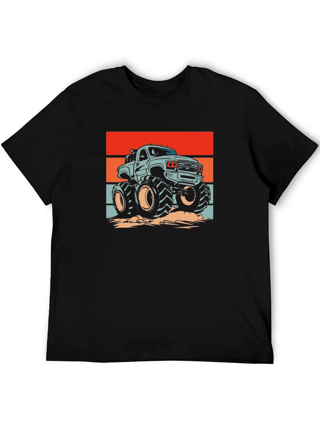 Monster Truck Graphic Tee - Retro Style