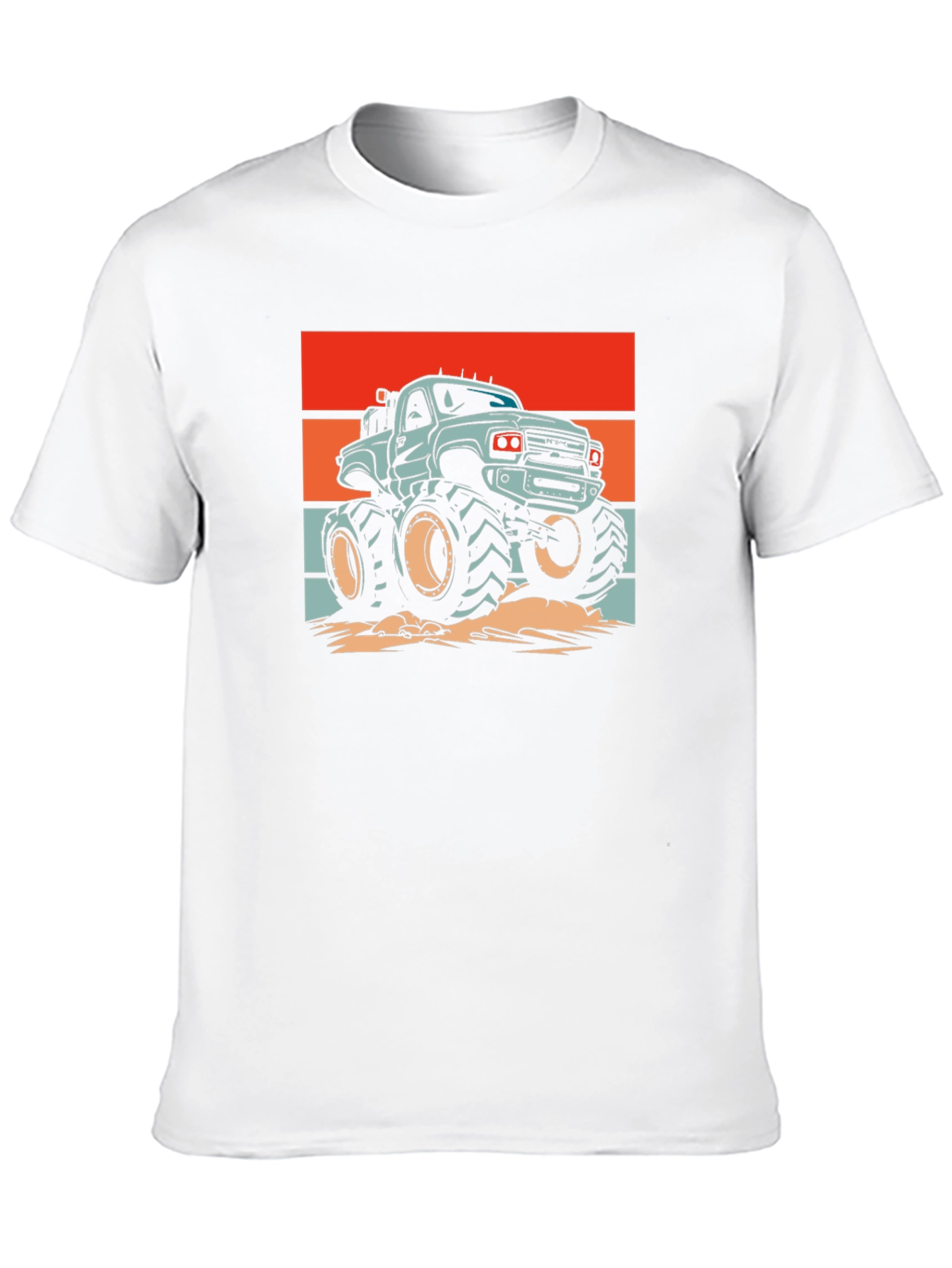 Monster Truck Graphic Tee - Retro Style