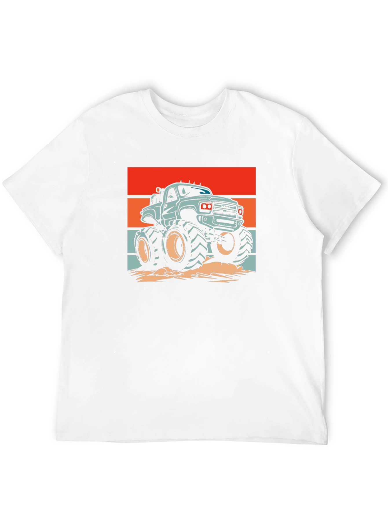 Monster Truck Graphic Tee - Retro Style