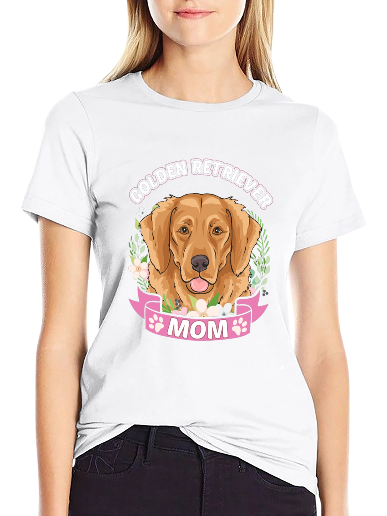 Golden Retriever Mom T-Shirt - Cute Dog Lover Tee