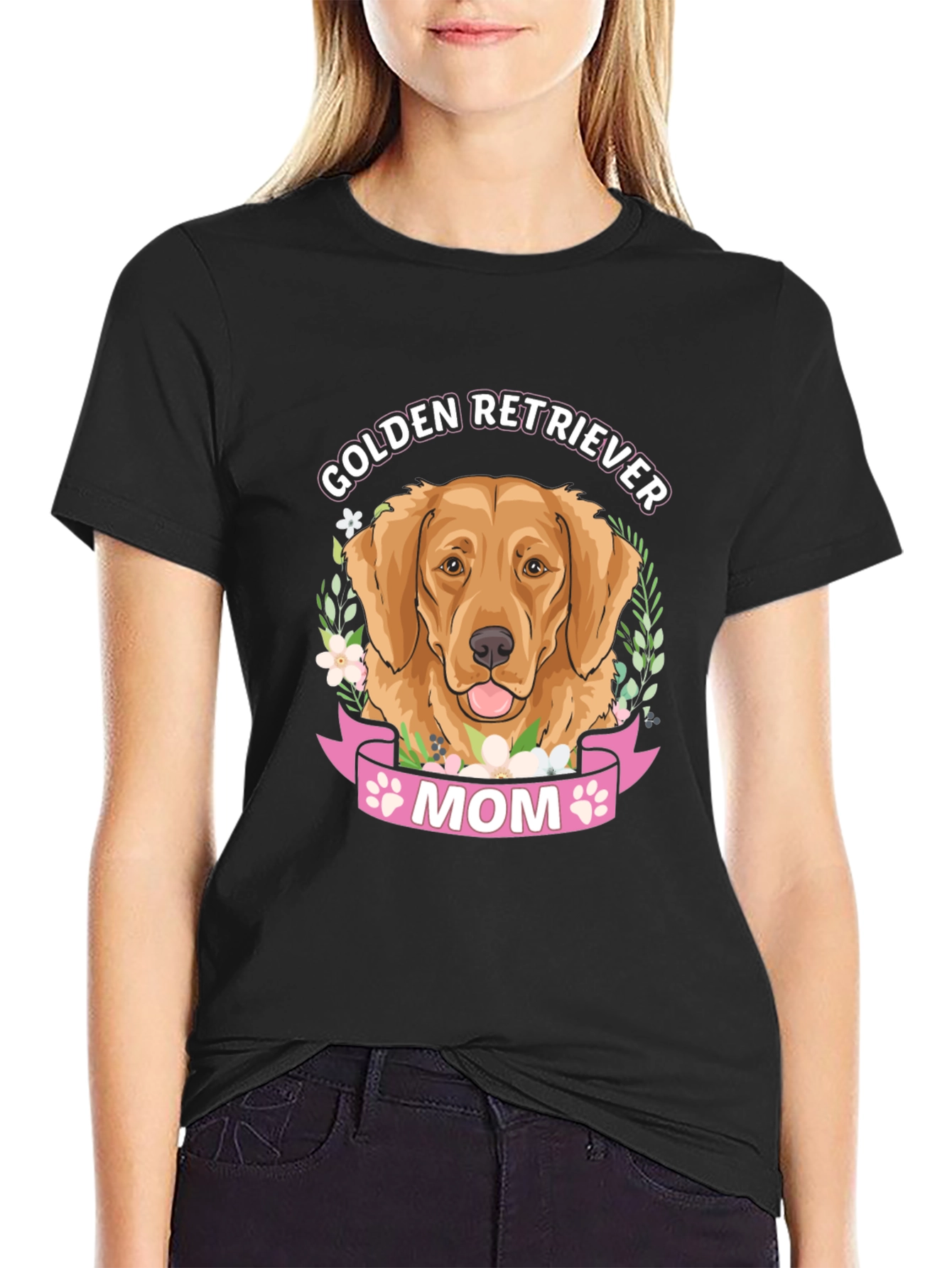 Golden Retriever Mom T-Shirt - Cute Dog Lover Tee