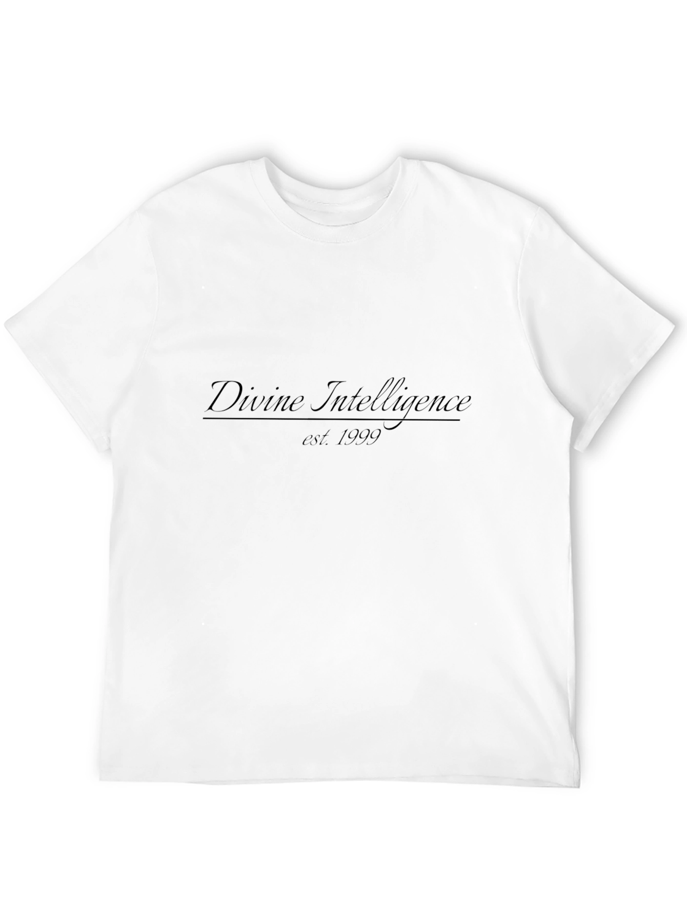Divine Intelligence Est. 1999 Black Graphic T-Shirt