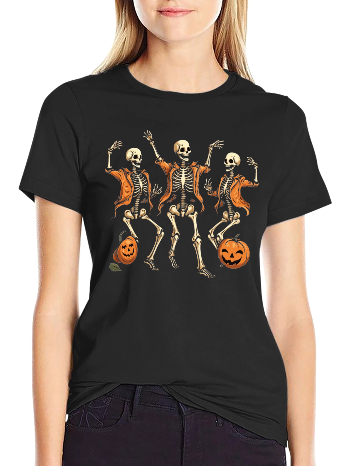 Dancing Skeletons Halloween T-Shirt