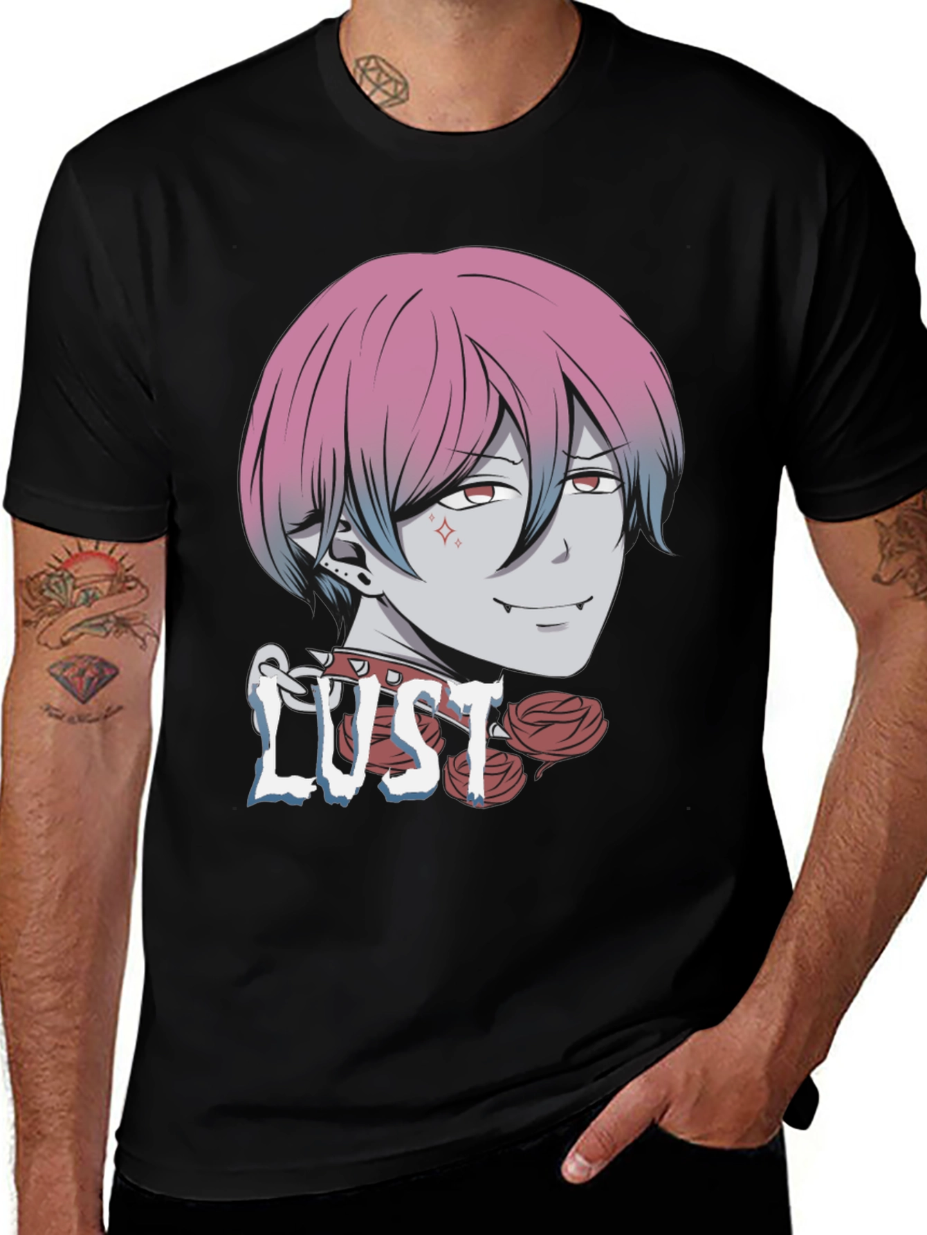 Lust Anime T-Shirt - Unique Graphic Tee