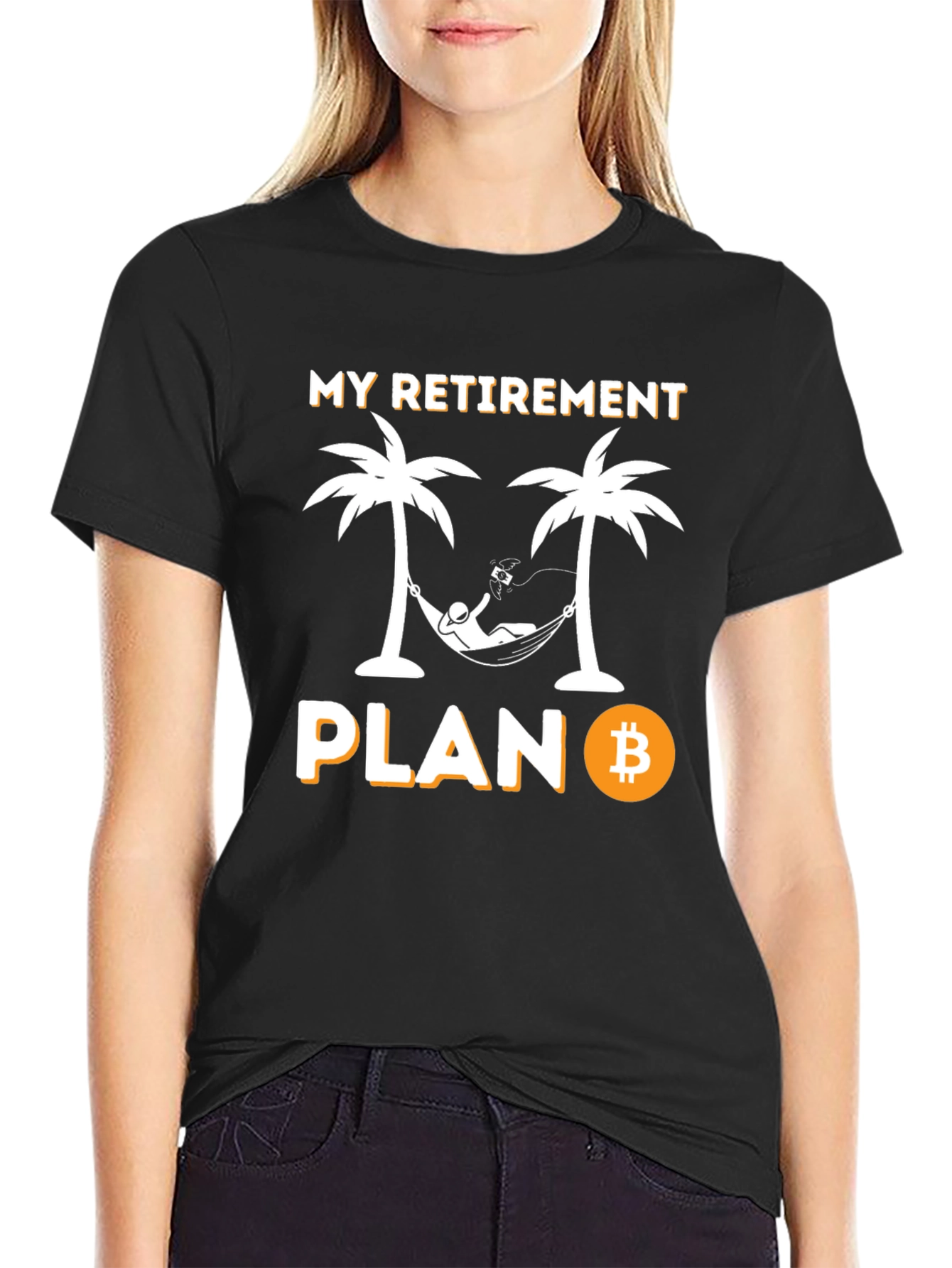 Bitcoin Retirement Plan Graphic T-Shirt