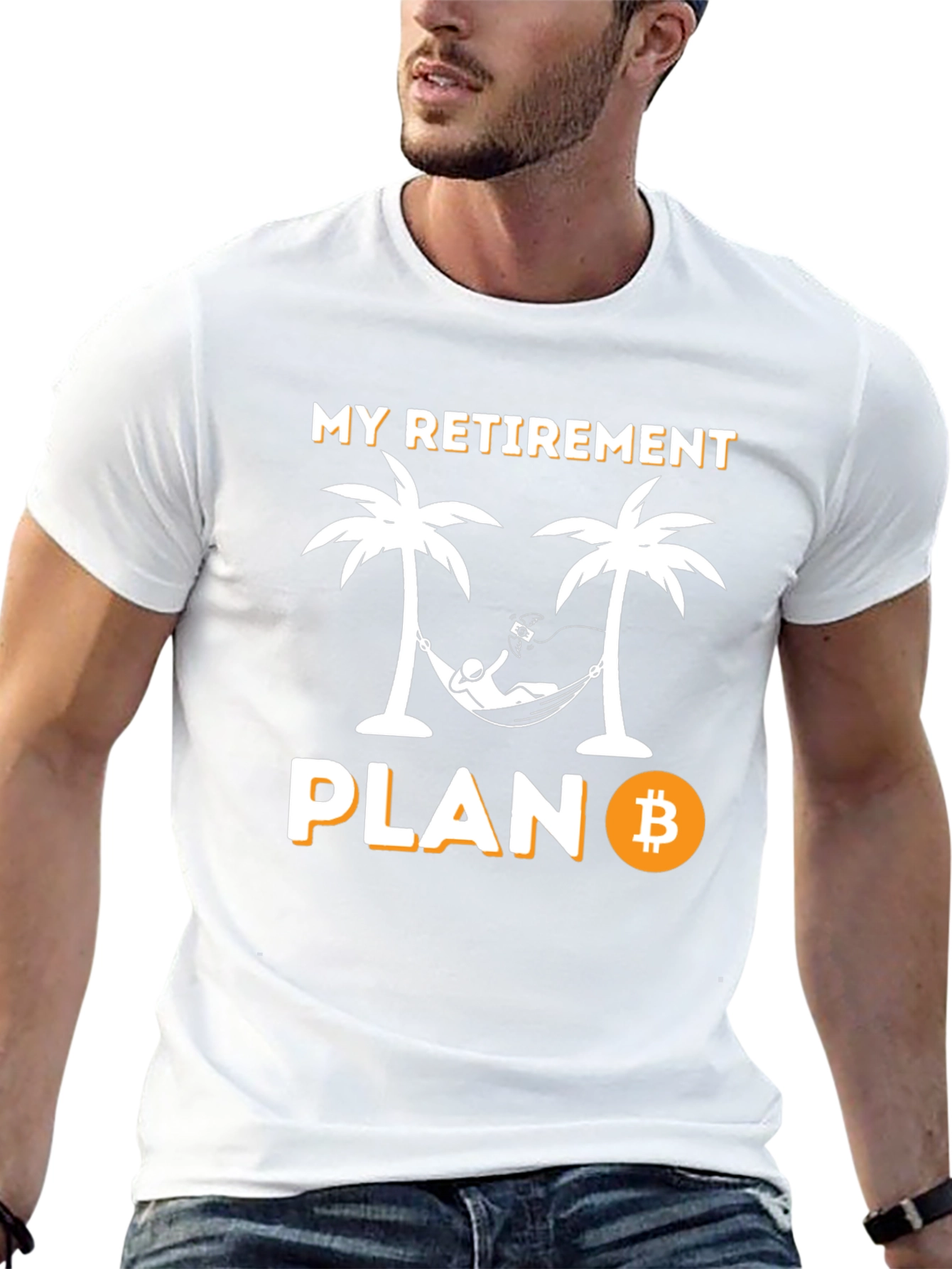Bitcoin Retirement Plan Graphic T-Shirt