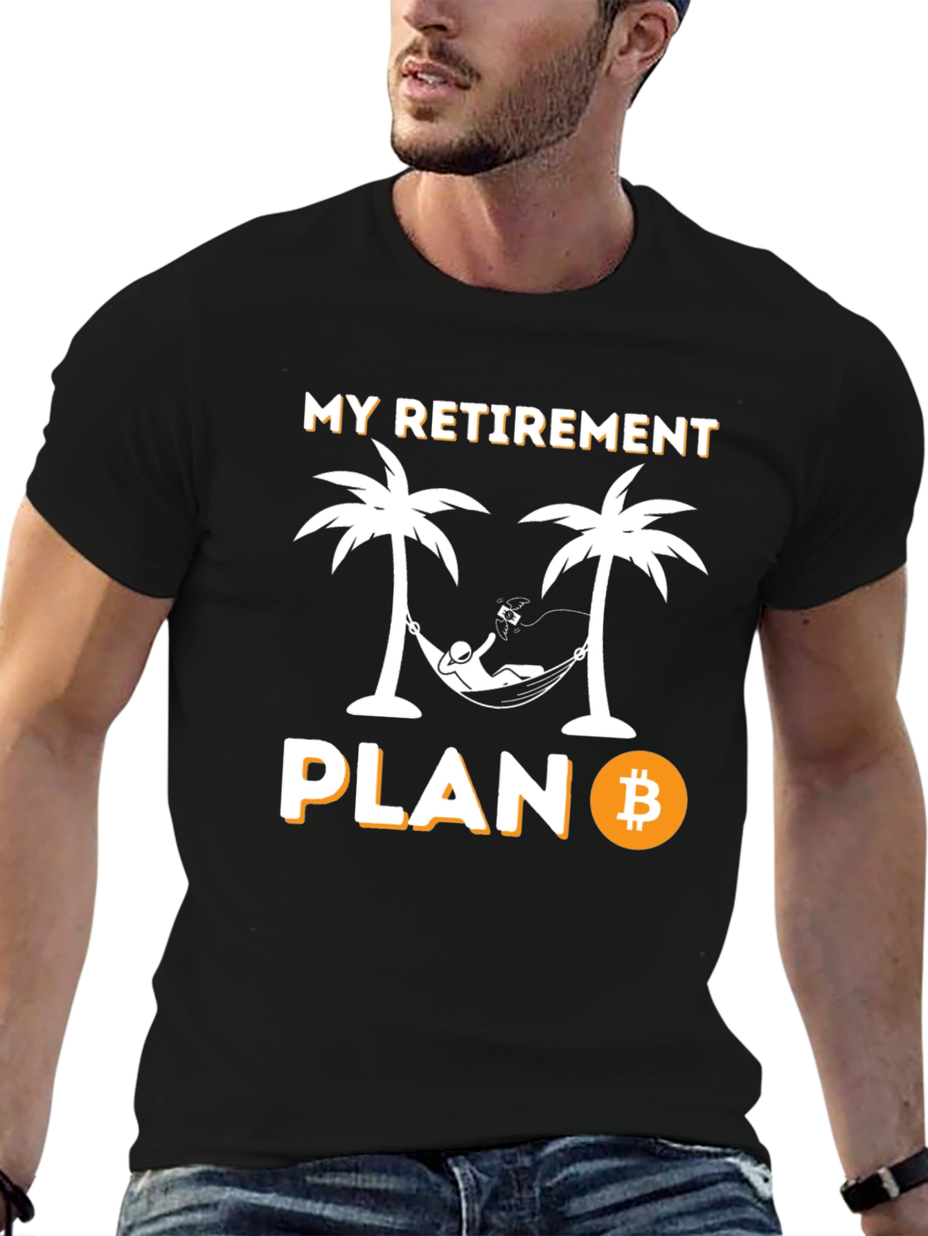 Bitcoin Retirement Plan Graphic T-Shirt