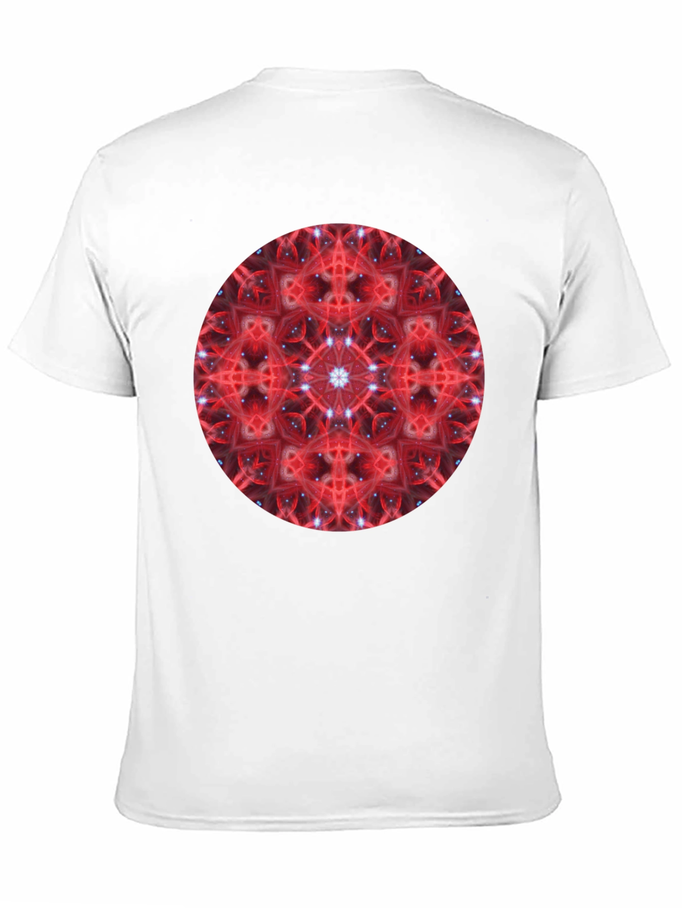 Red Mandala Graphic Print T-Shirt