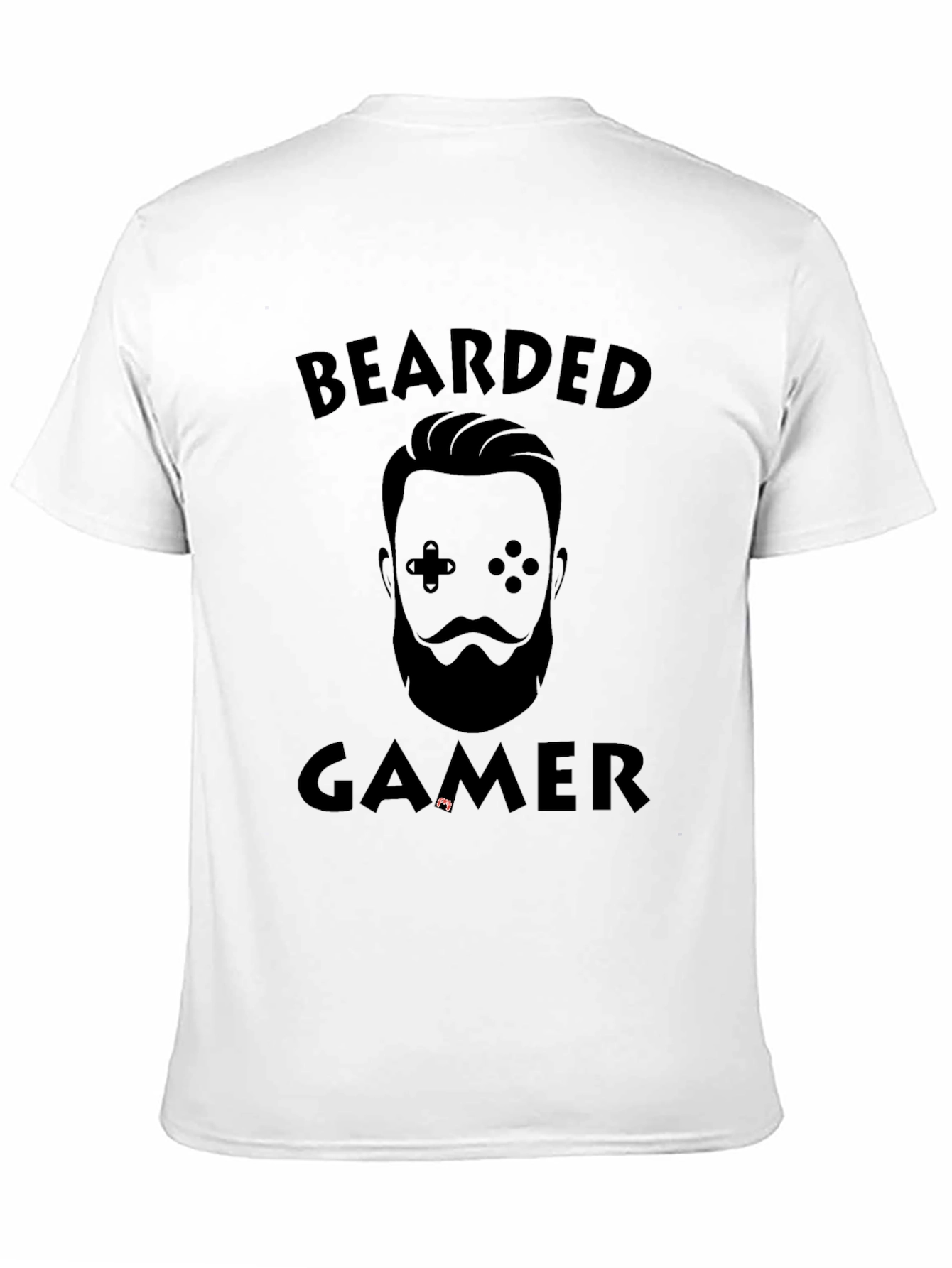 Bearded Gamer Black T-Shirt