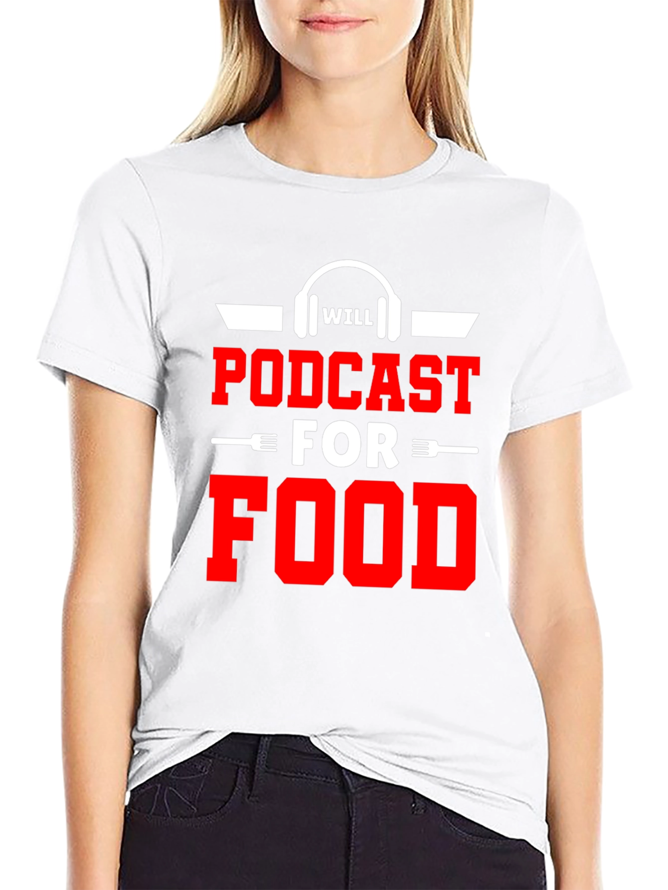 Podcast for Food Graphic T-Shirt