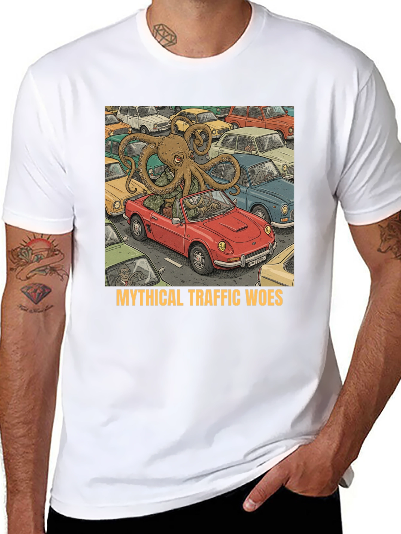 Mythical Traffic Woes Graphic Tee