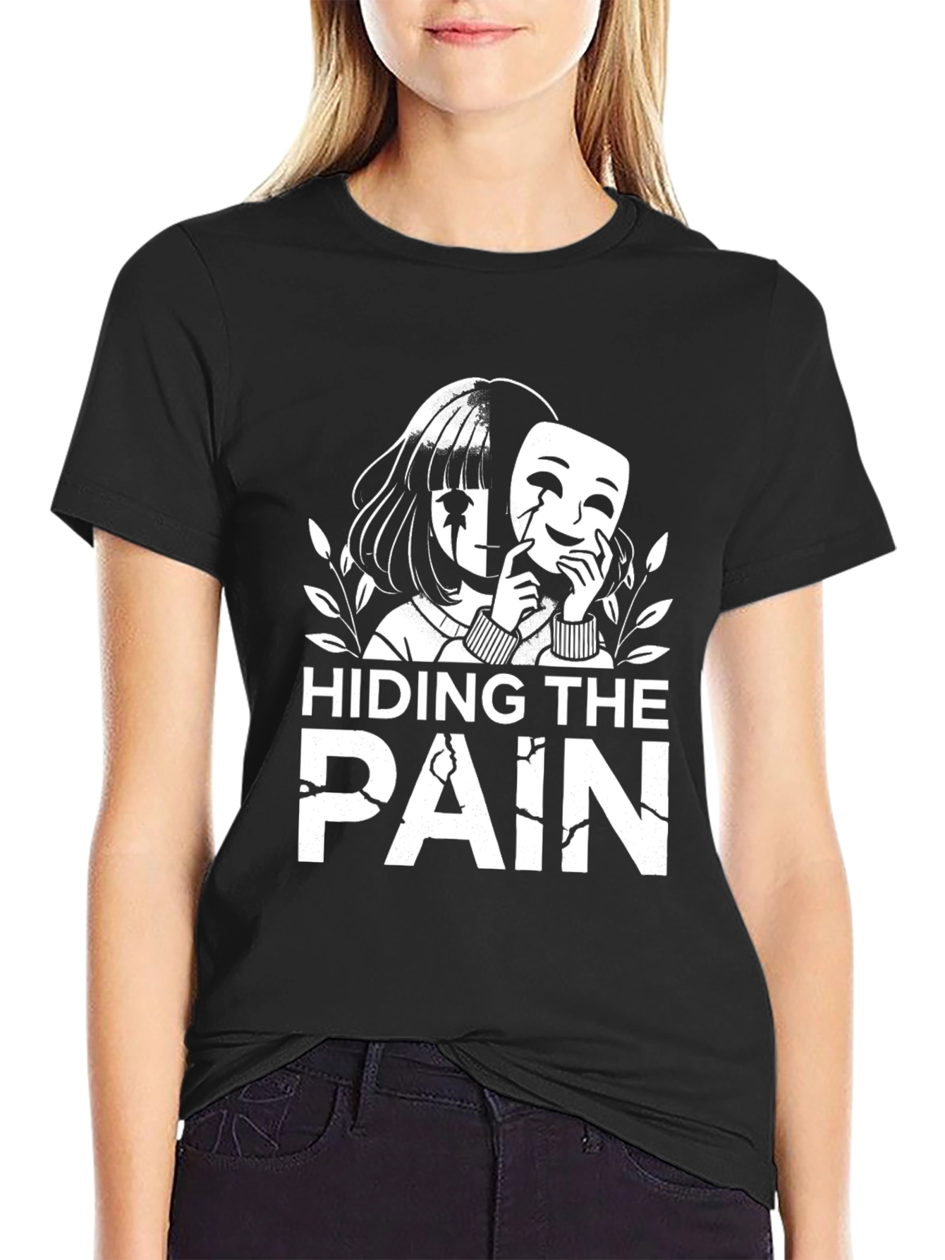 Hiding the Pain Graphic Tee