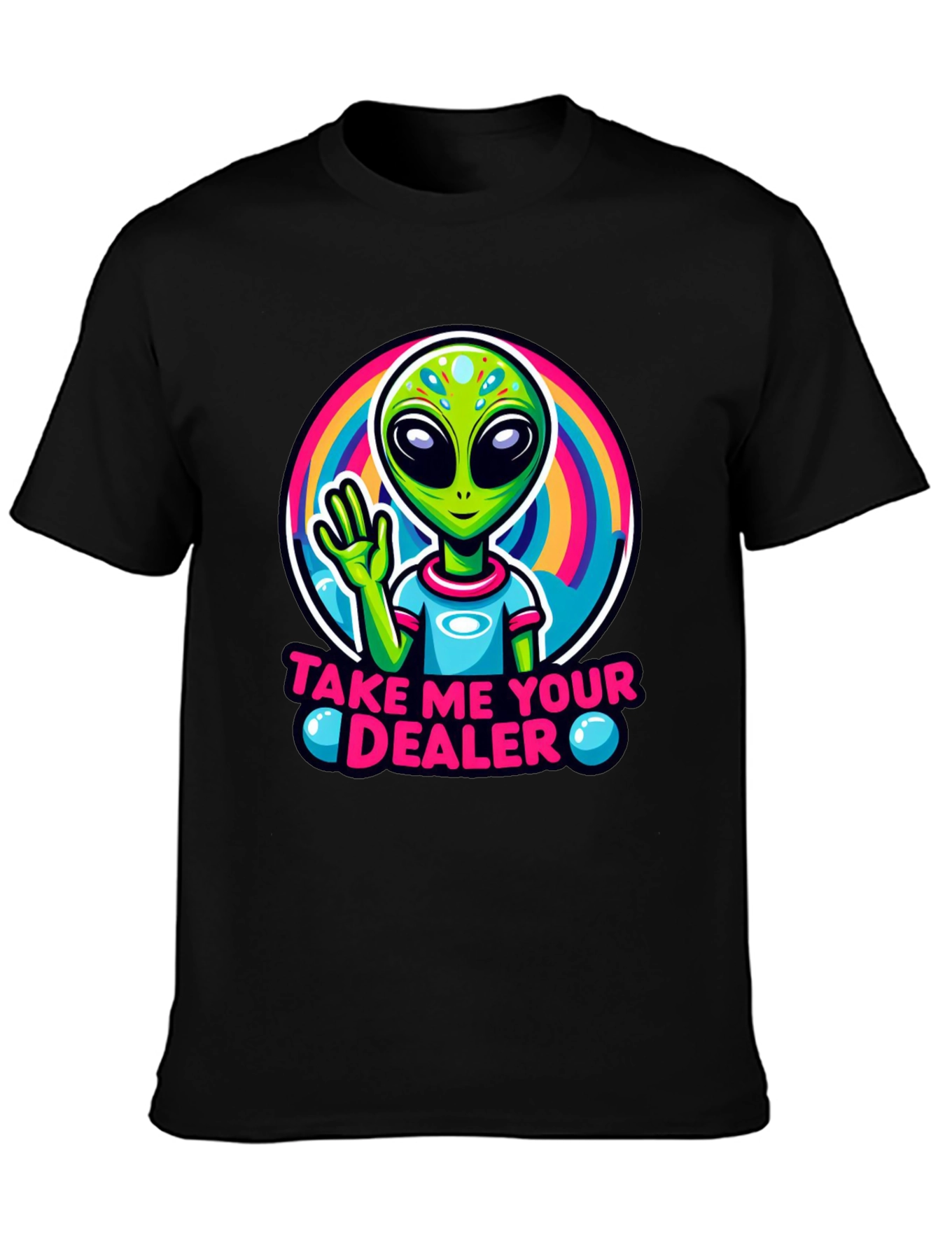 Take Me to Your Dealer Alien Graphic Tee