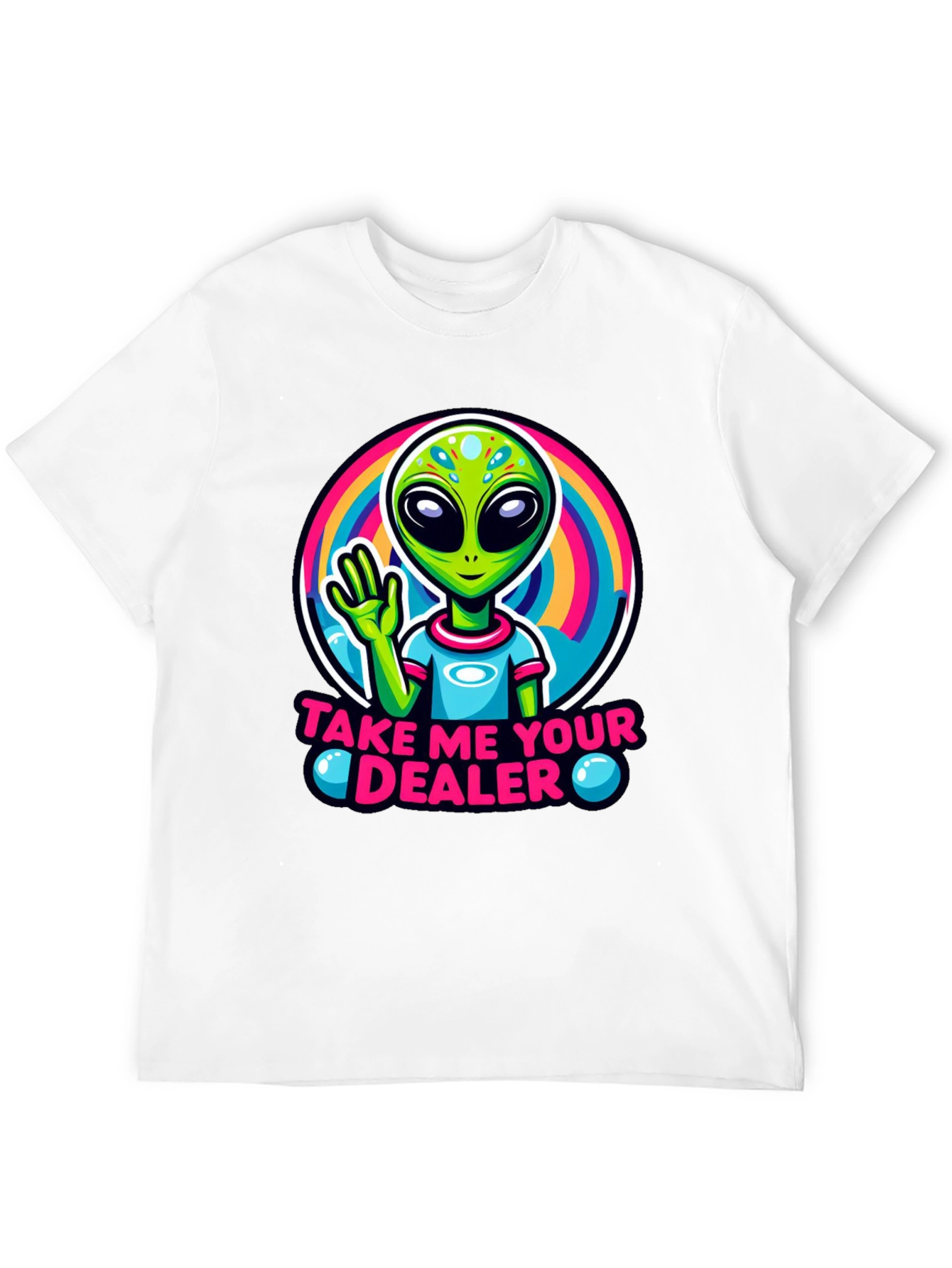 Take Me to Your Dealer Alien Graphic Tee