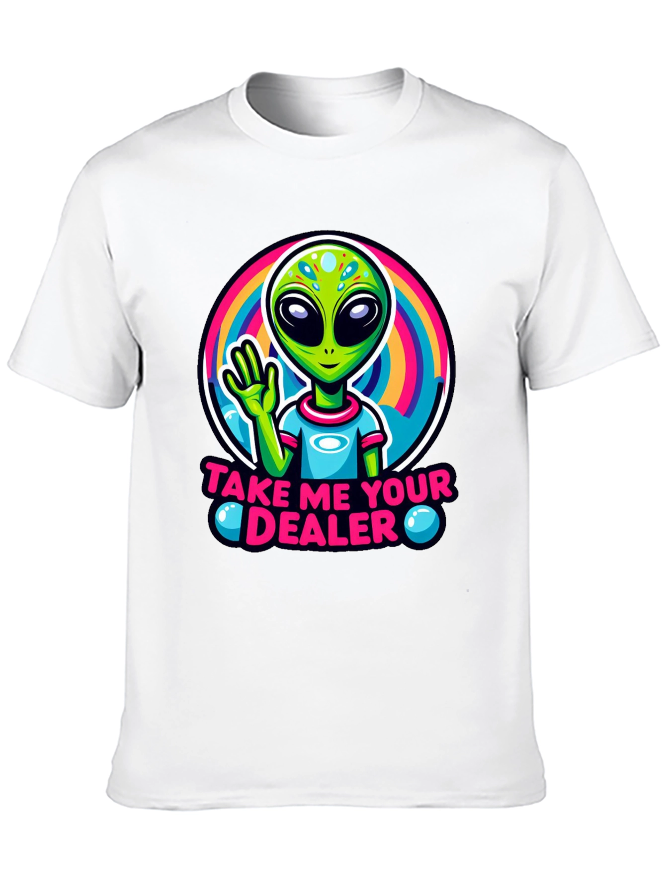 Take Me to Your Dealer Alien Graphic Tee