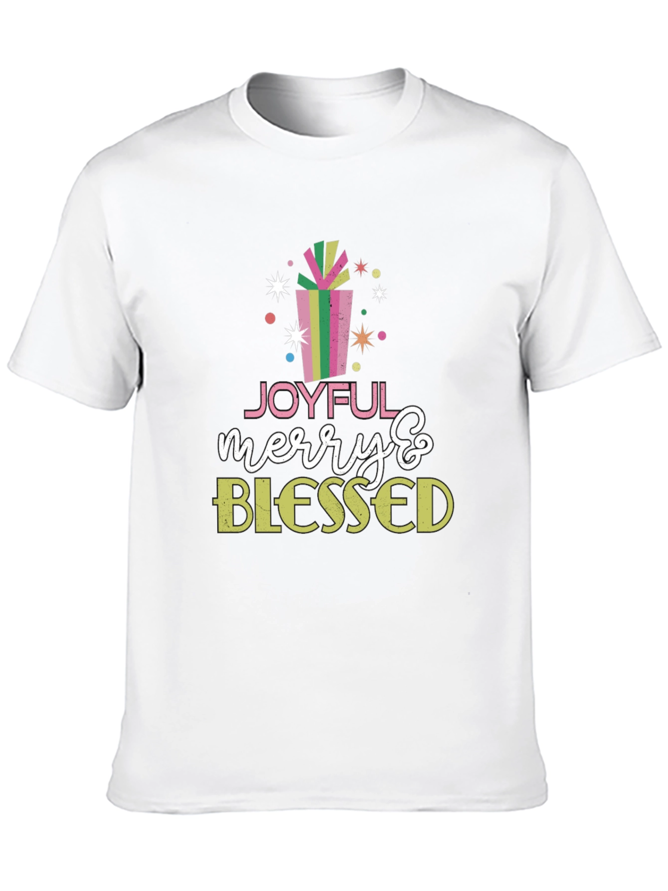 Joyful Merry & Blessed Holiday T-Shirt