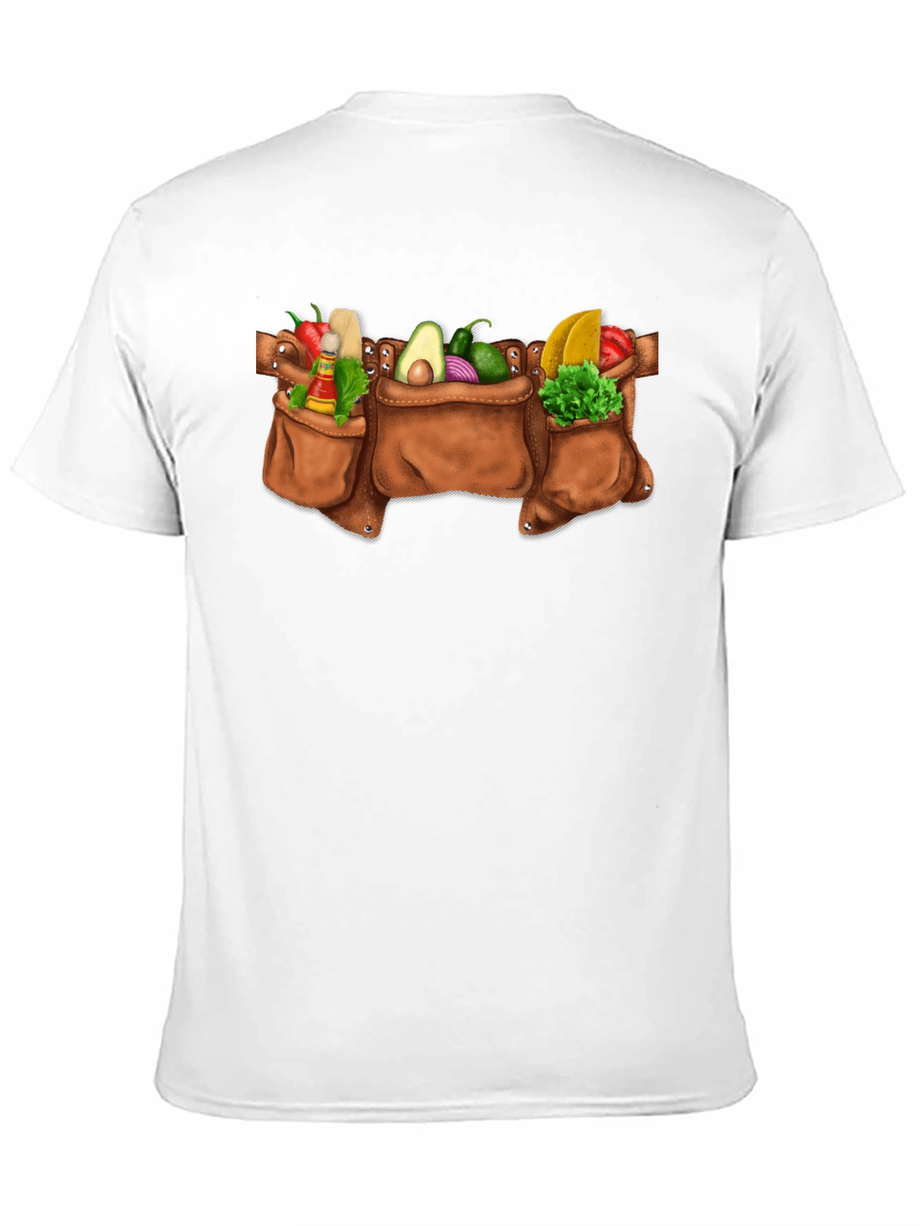 Taco Tool Belt Graphic Tee - Black Cotton T-Shirt