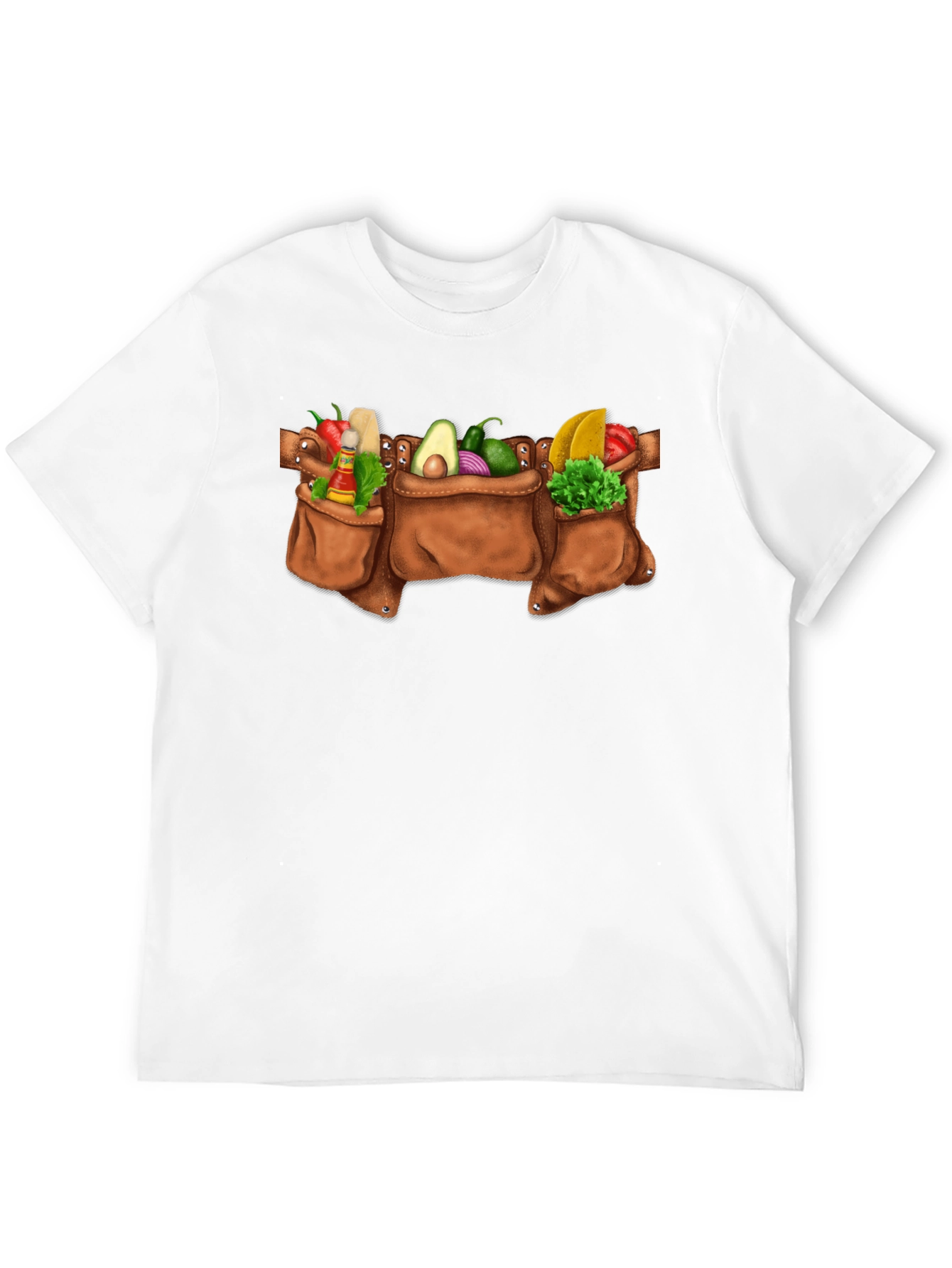 Taco Tool Belt Graphic Tee - Black Cotton T-Shirt