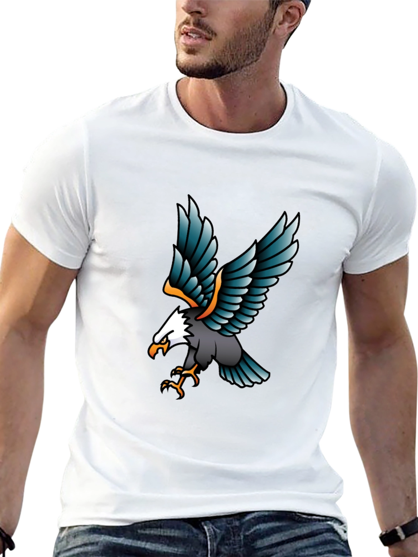 Eagle Graphic T-Shirt - Black