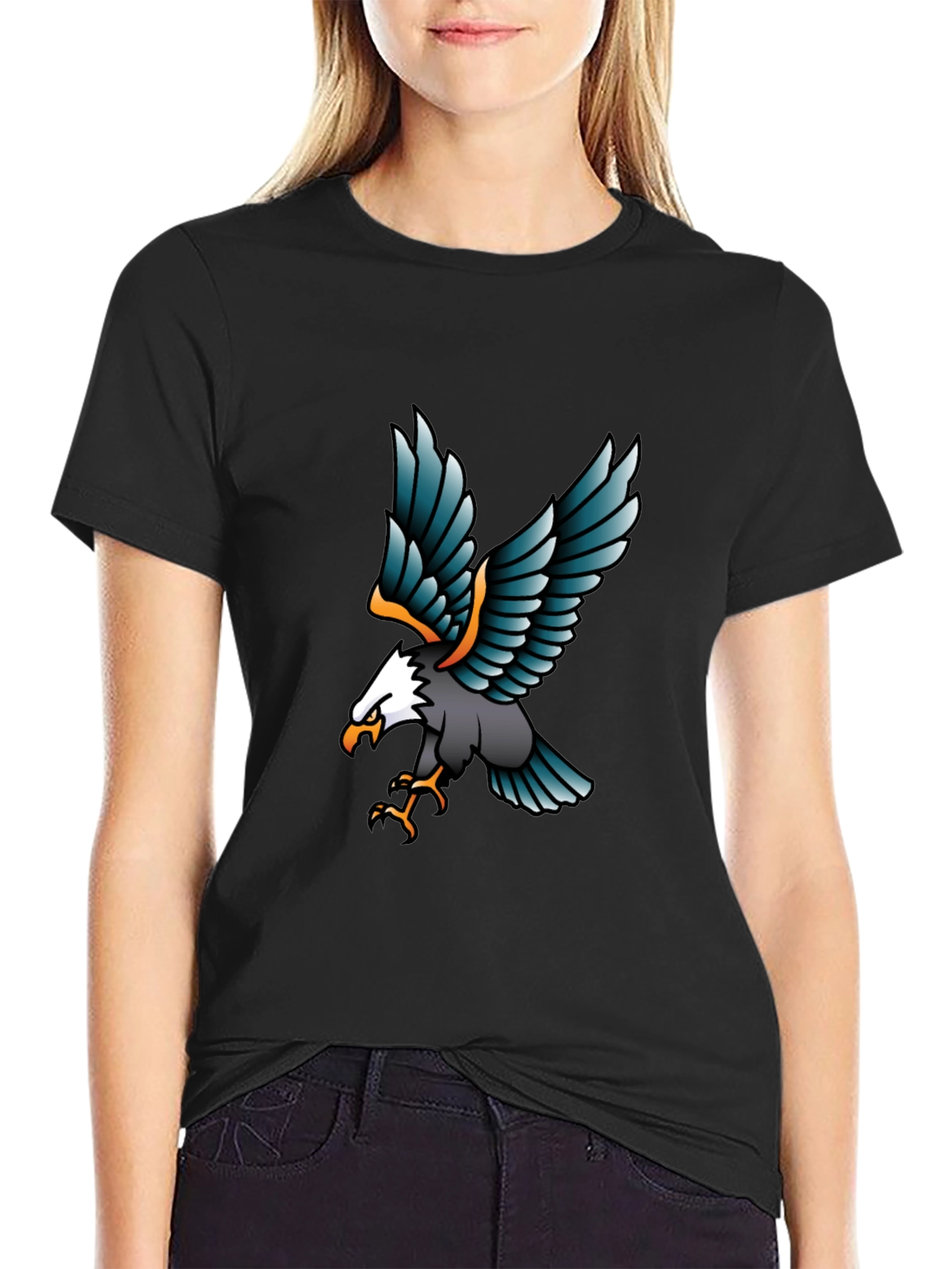 Eagle Graphic T-Shirt - Black