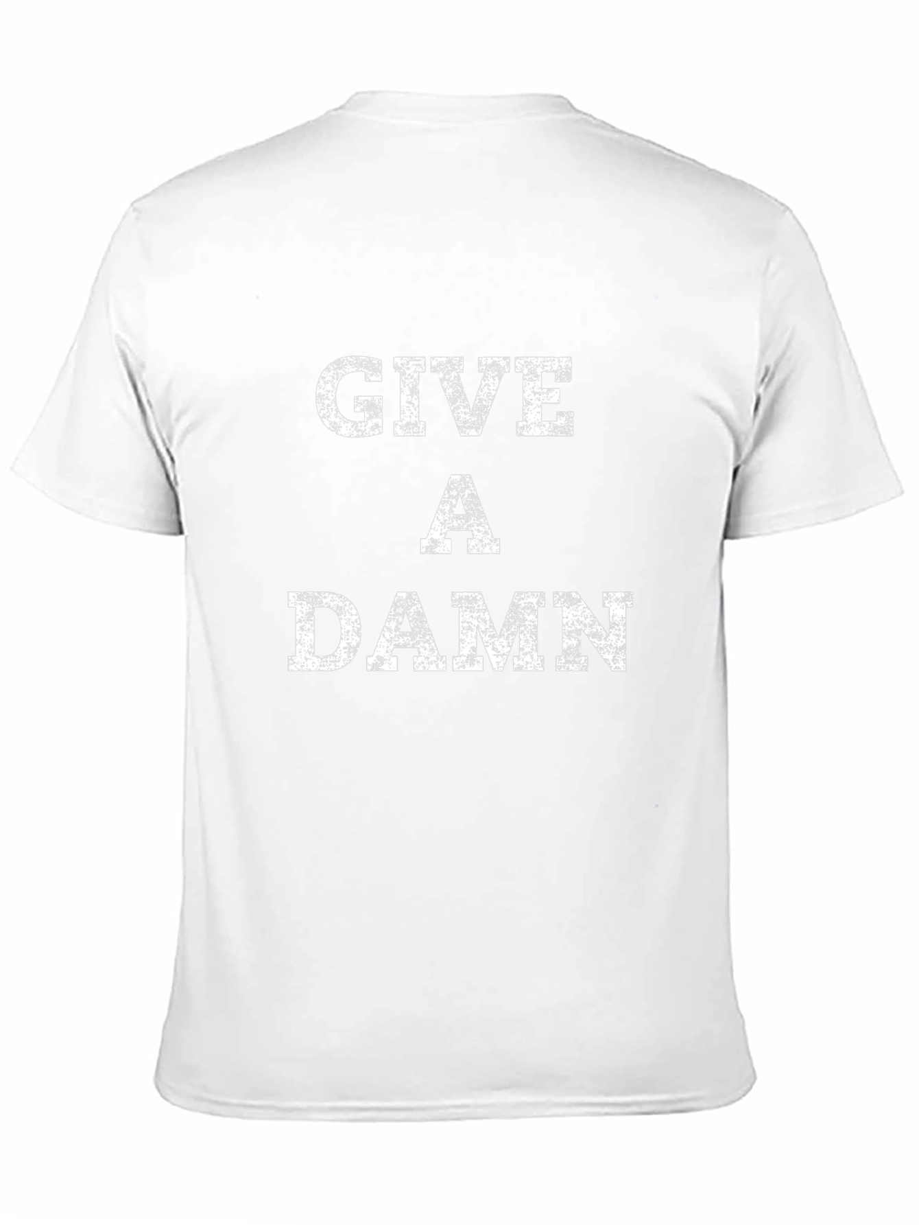 Give A Damn Black Graphic T-Shirt