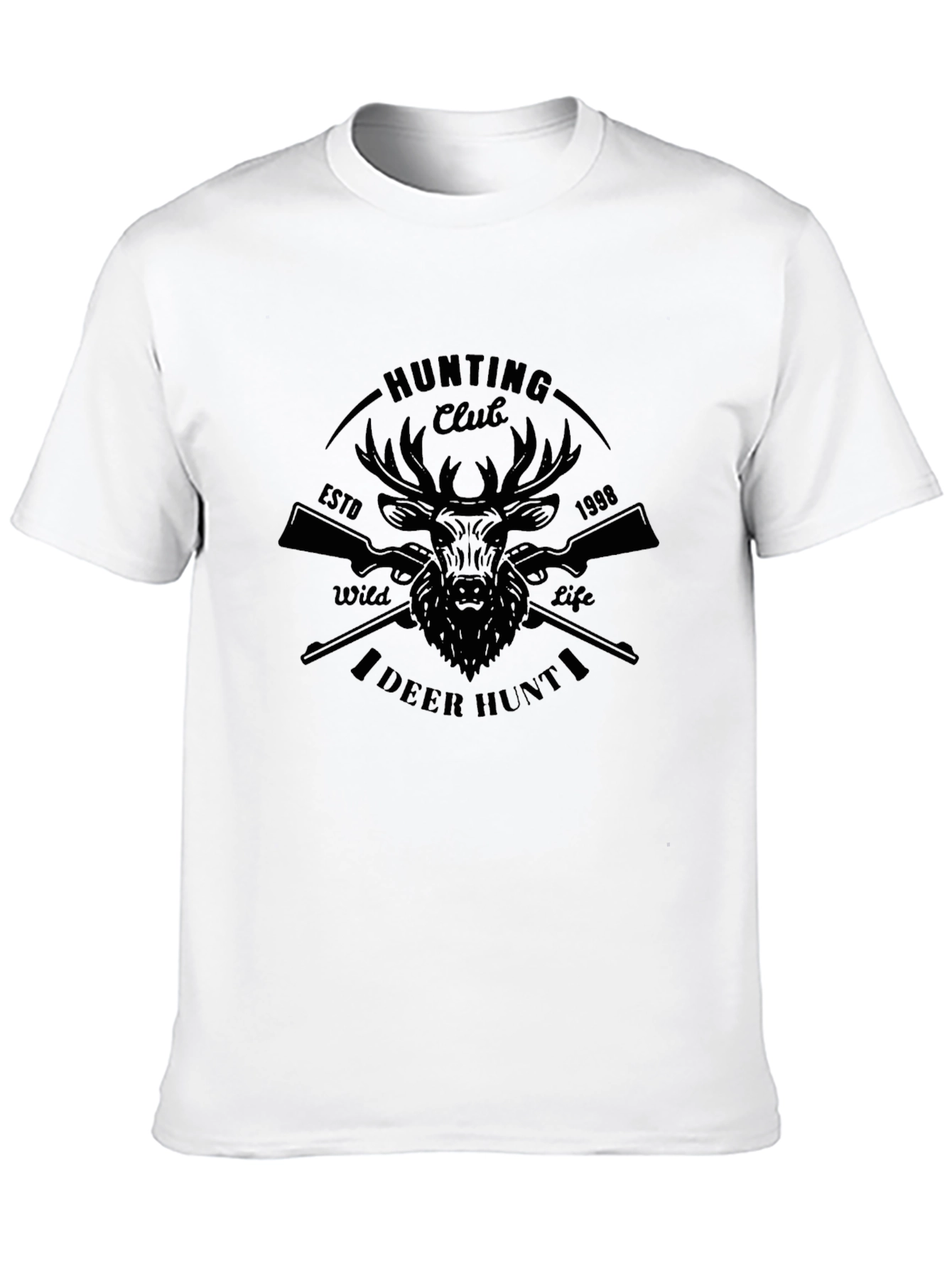 Hunting Club Deer Hunt Graphic T-Shirt