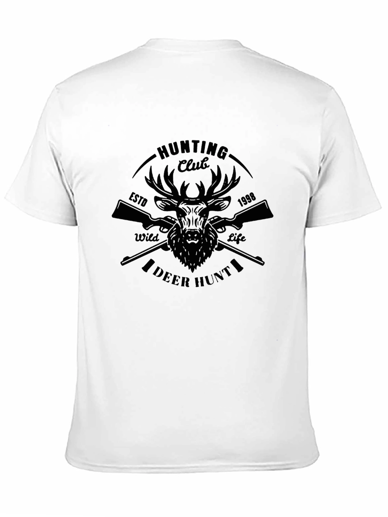 Hunting Club Deer Hunt Graphic T-Shirt