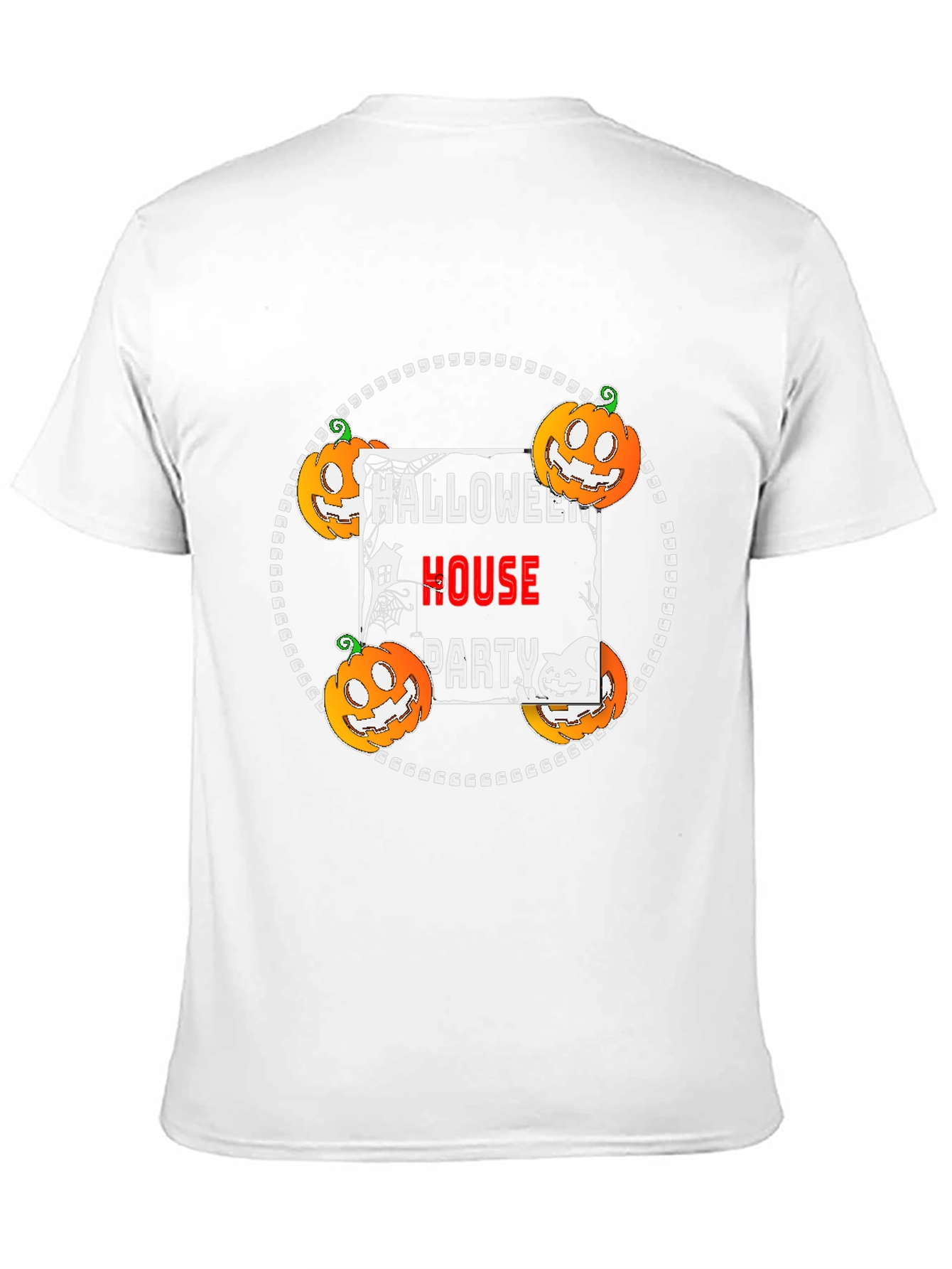 Halloween House Party Black T-Shirt