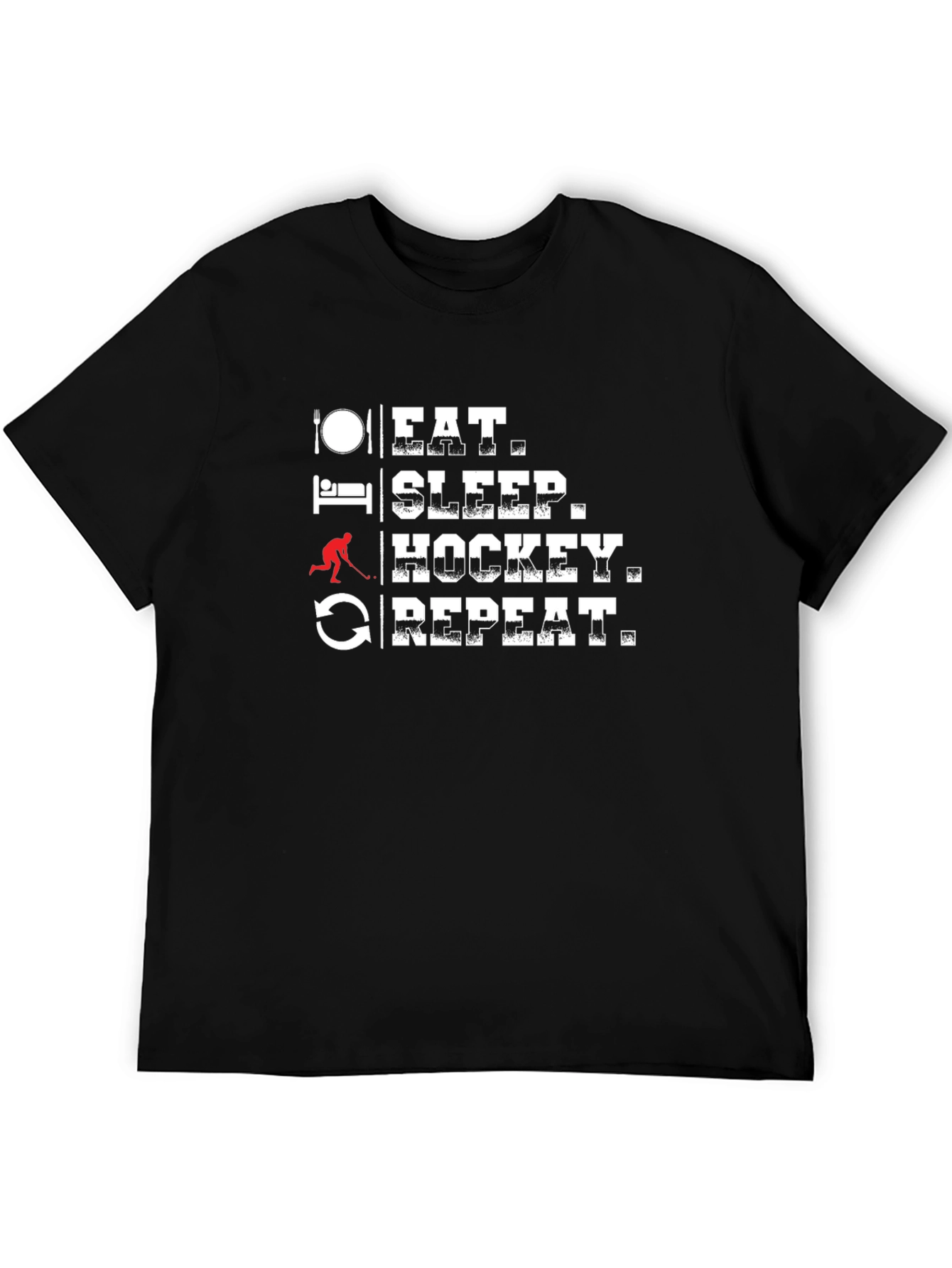 Eat Sleep Hockey Repeat T-Shirt