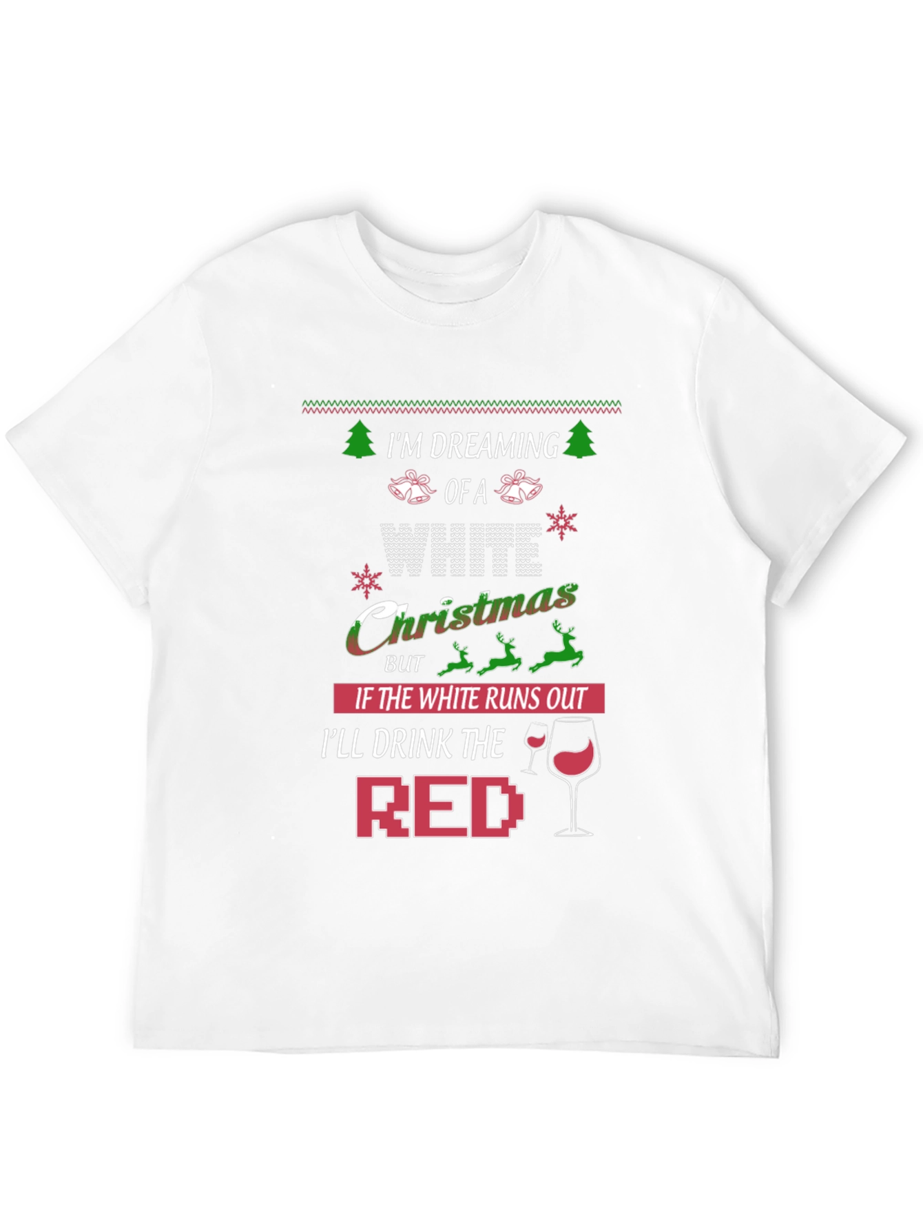 Funny Christmas Wine Lover T-Shirt