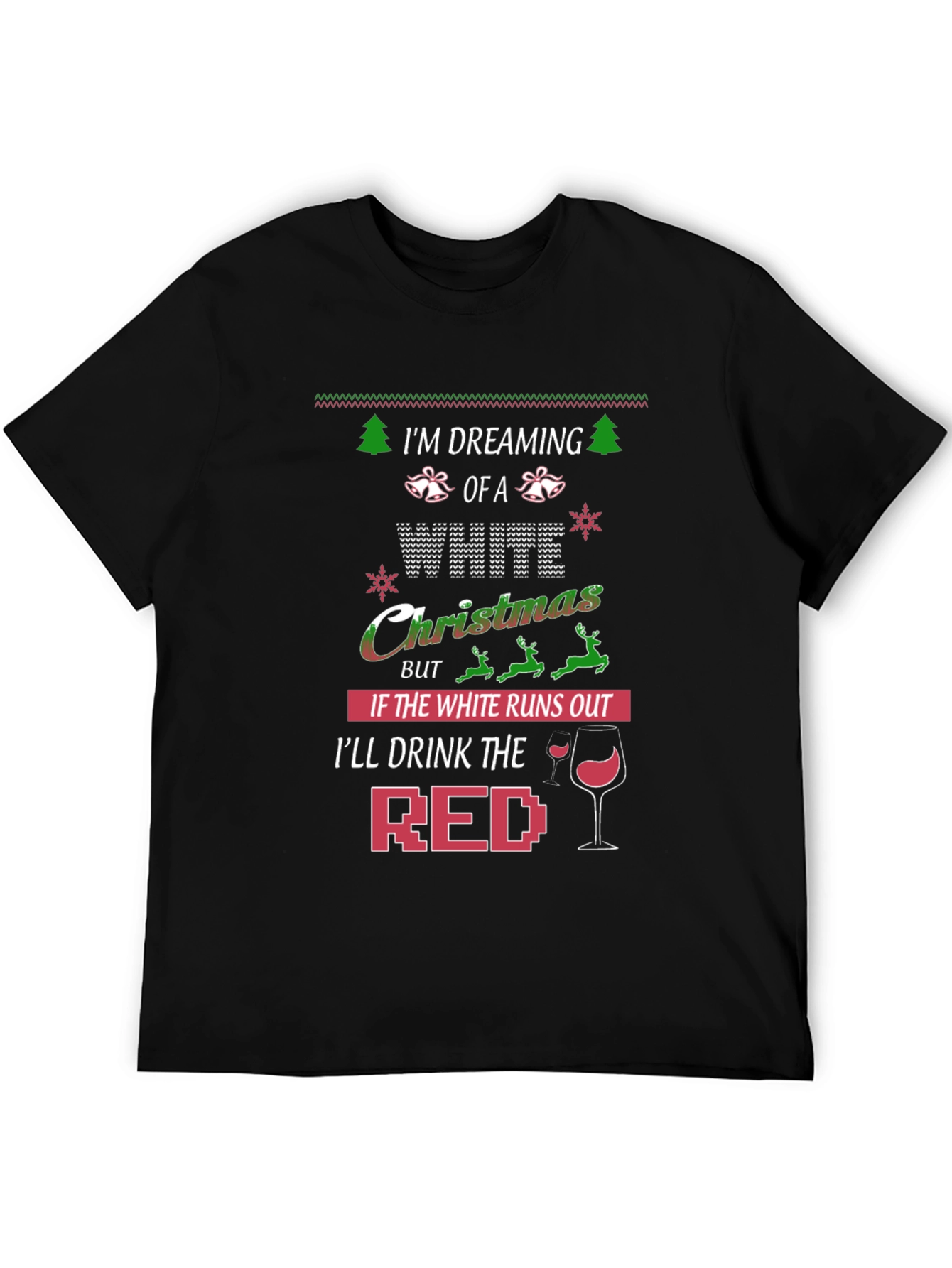 Funny Christmas Wine Lover T-Shirt