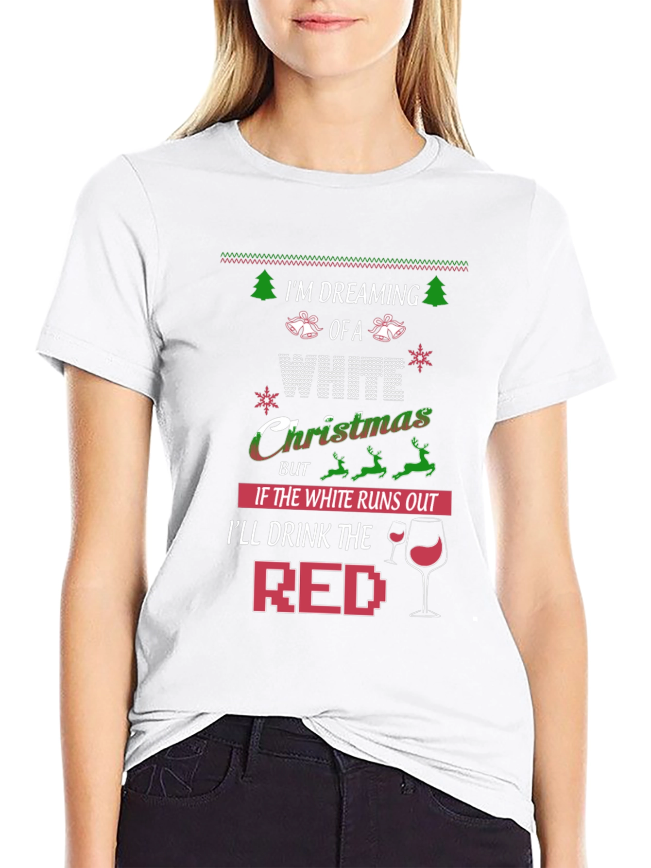 Funny Christmas Wine Lover T-Shirt