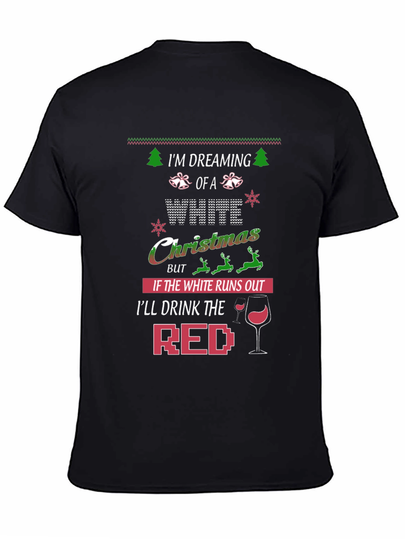 Funny Christmas Wine Lover T-Shirt