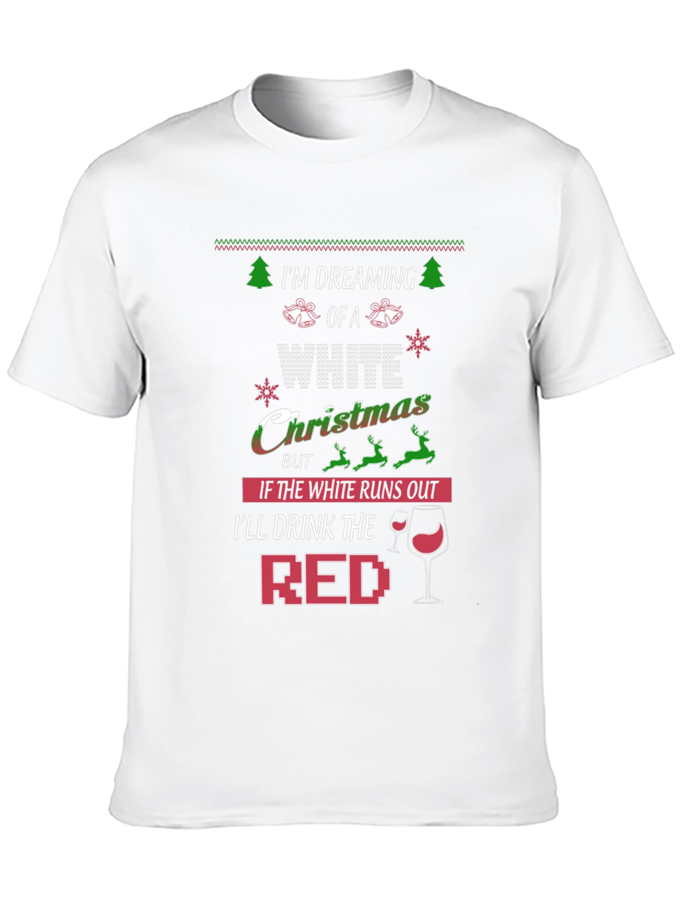 Funny Christmas Wine Lover T-Shirt