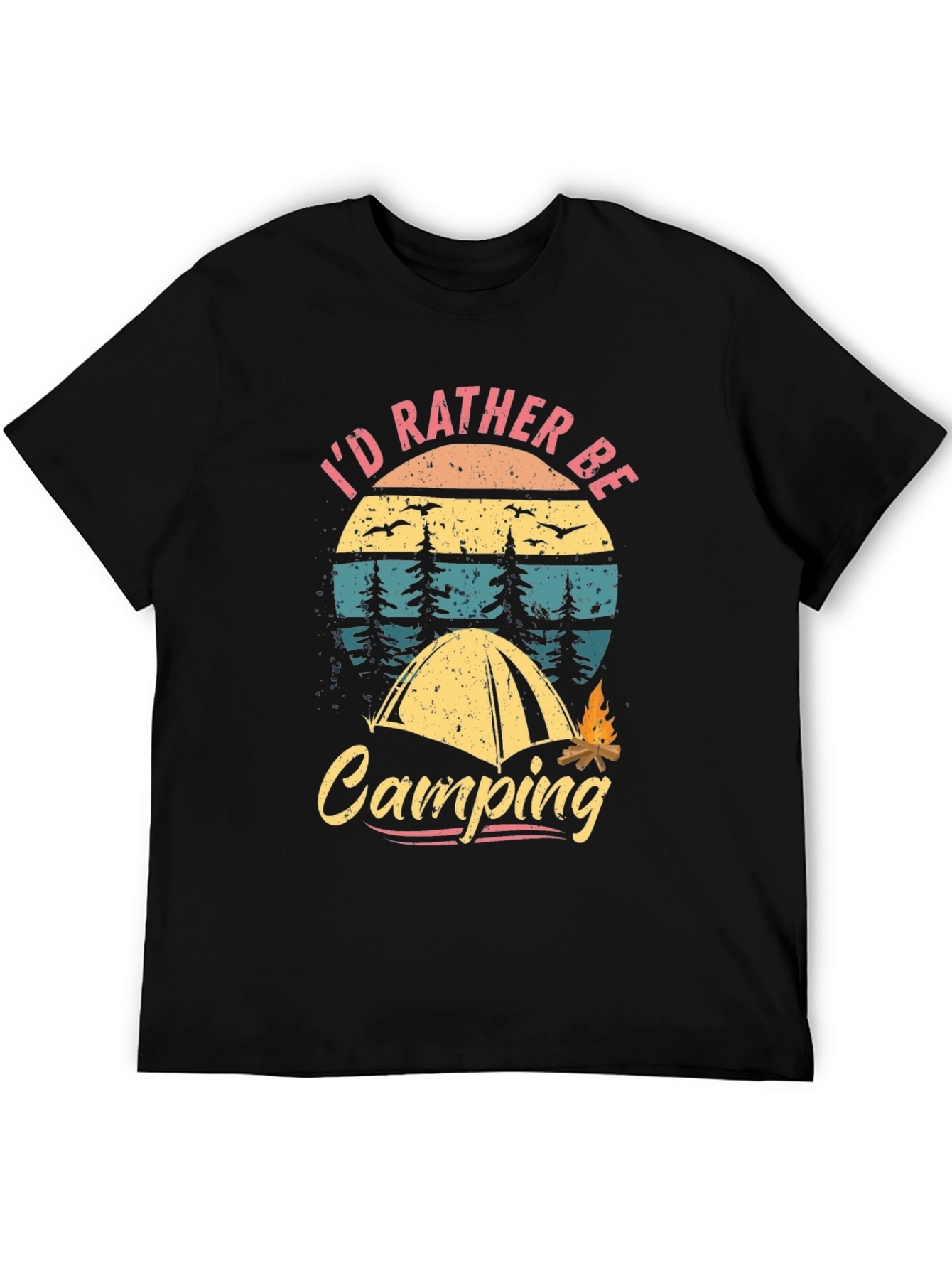 Camping Graphic T-Shirt - Outdoors Adventure Tee