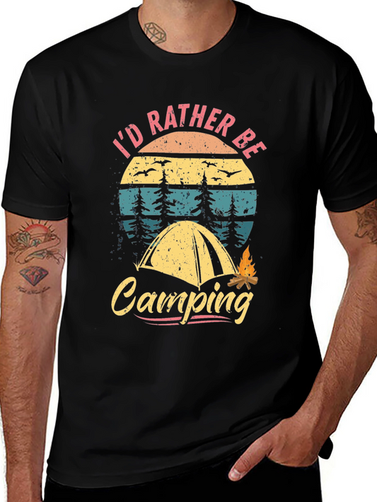 Camping Graphic T-Shirt - Outdoors Adventure Tee