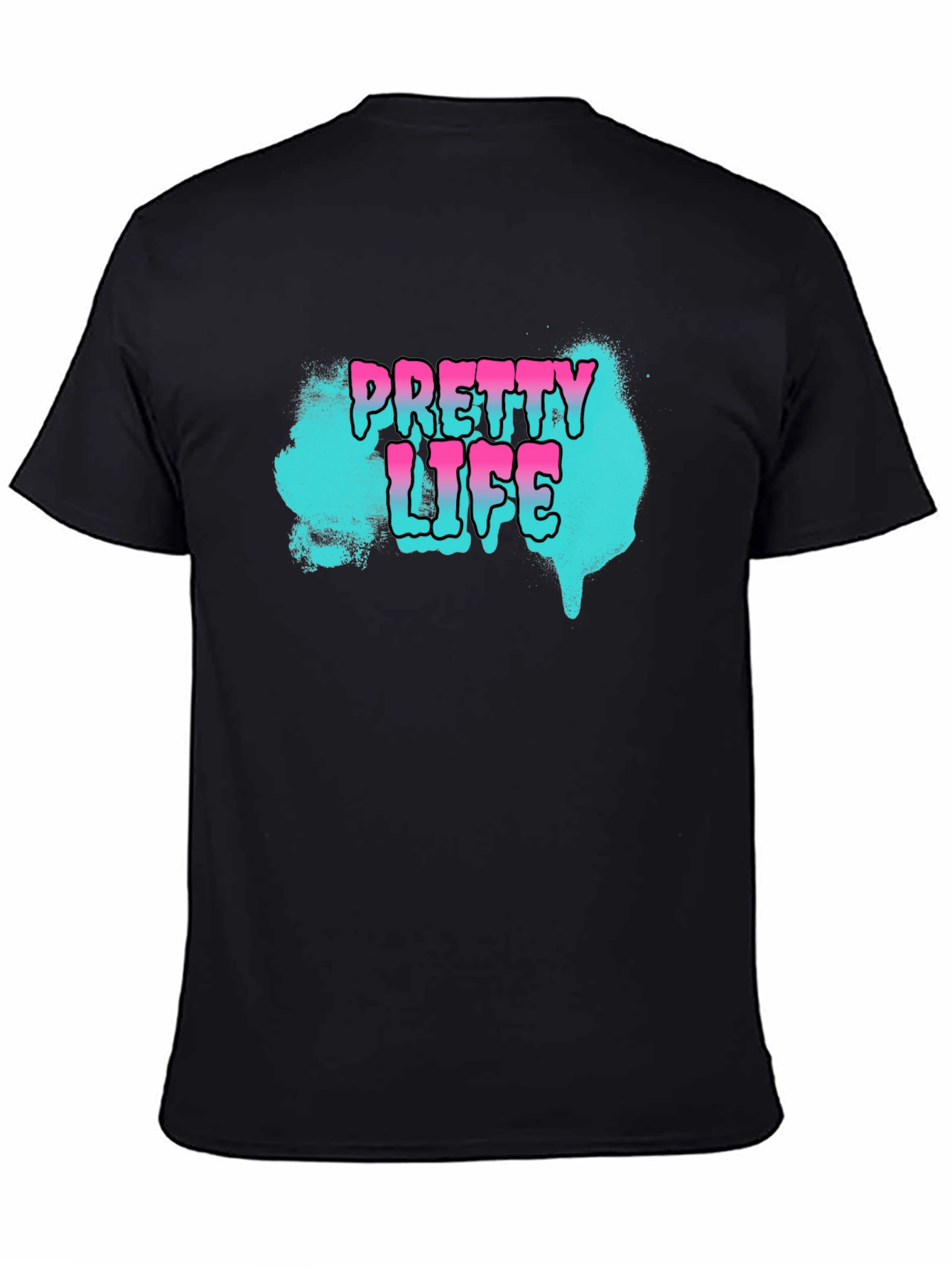 Pretty Life Graphic T-Shirt - Black