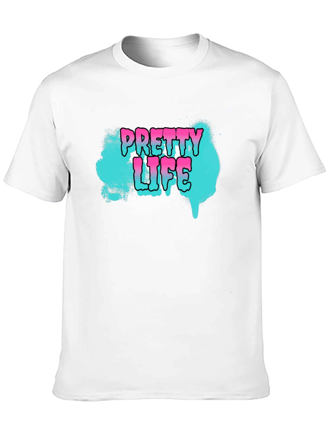 Pretty Life Graphic T-Shirt - Black