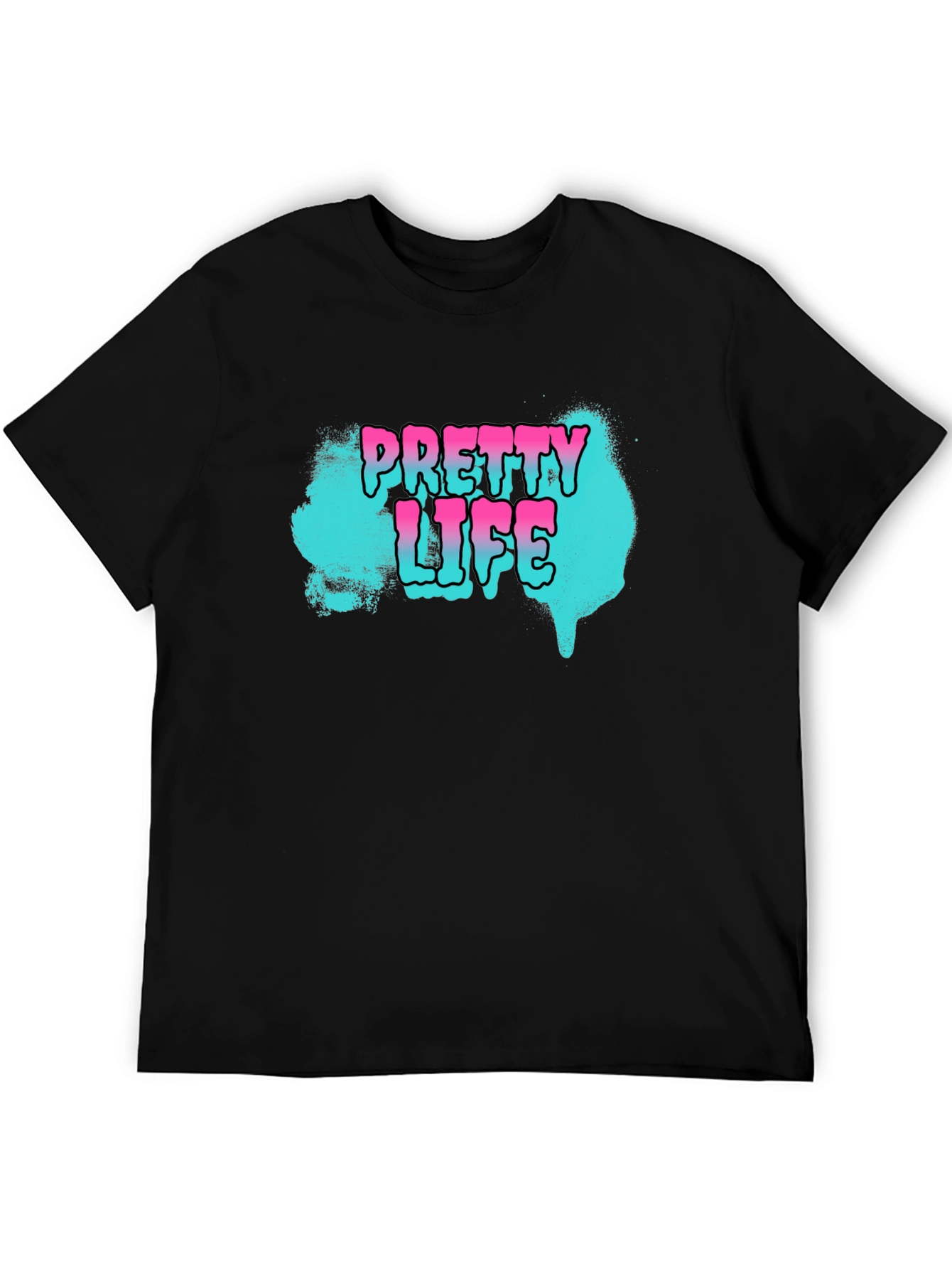 Pretty Life Graphic T-Shirt - Black