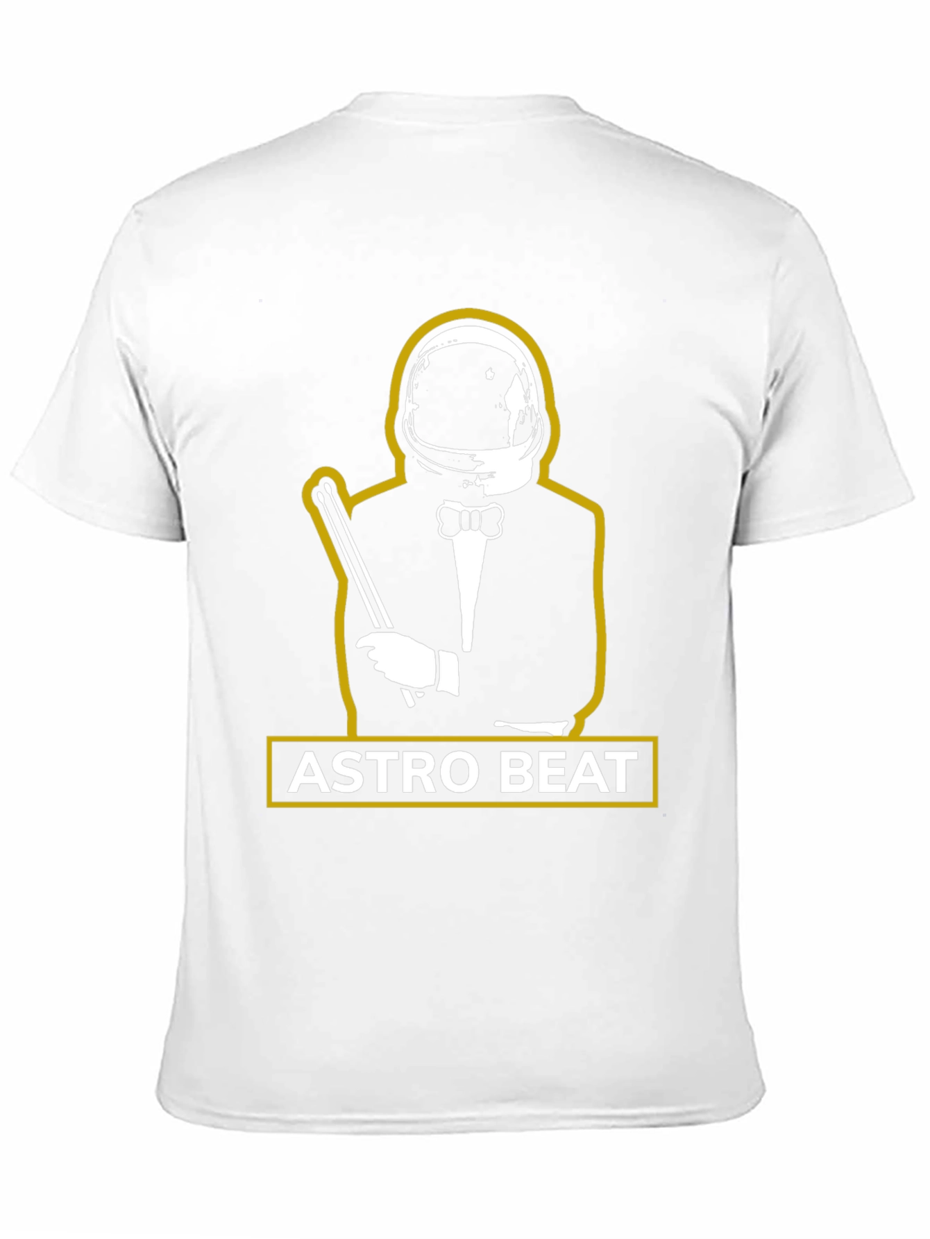 Astro Beat Graphic Tee - Stylish Astronaut Design